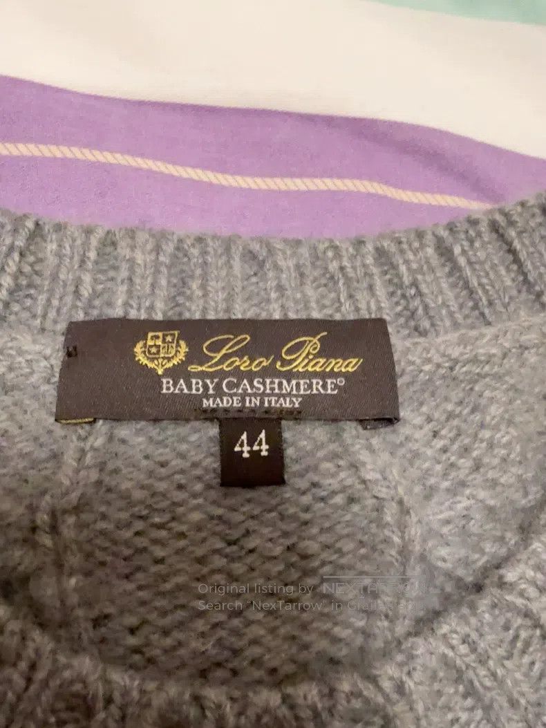Loro Piana Loro Piana Solid color ribbed bulky knit sweater Size US S / EU 44-46 / 1 - 3 Thumbnail