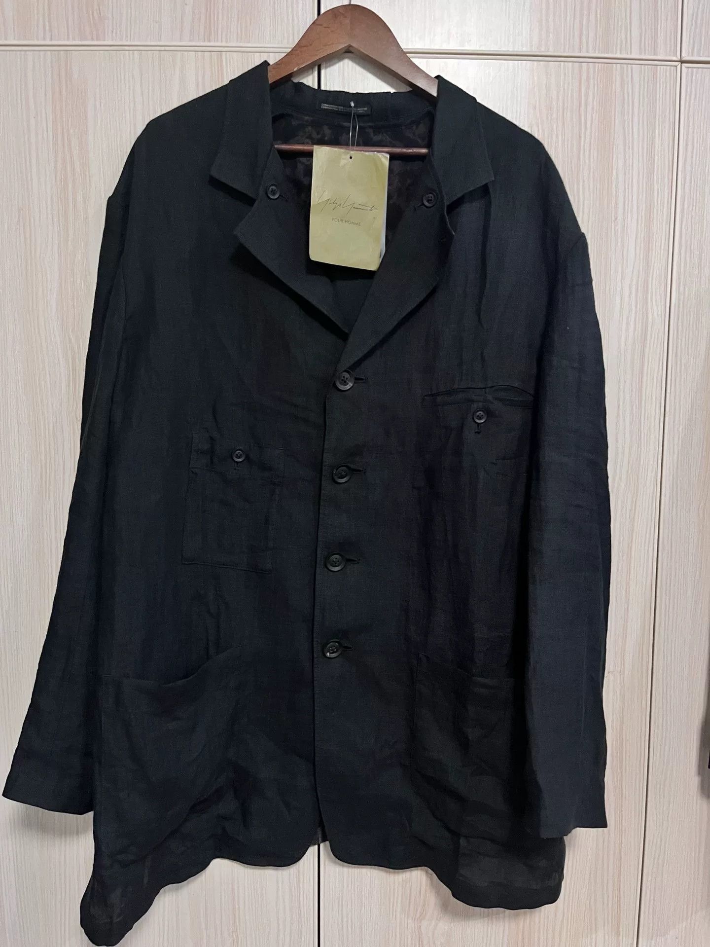Yohji Yamamoto Yohji Yamamoto Eyeball Jacket Sz 4 Size US XL / EU 56 / 4 - 1 Thumbnail