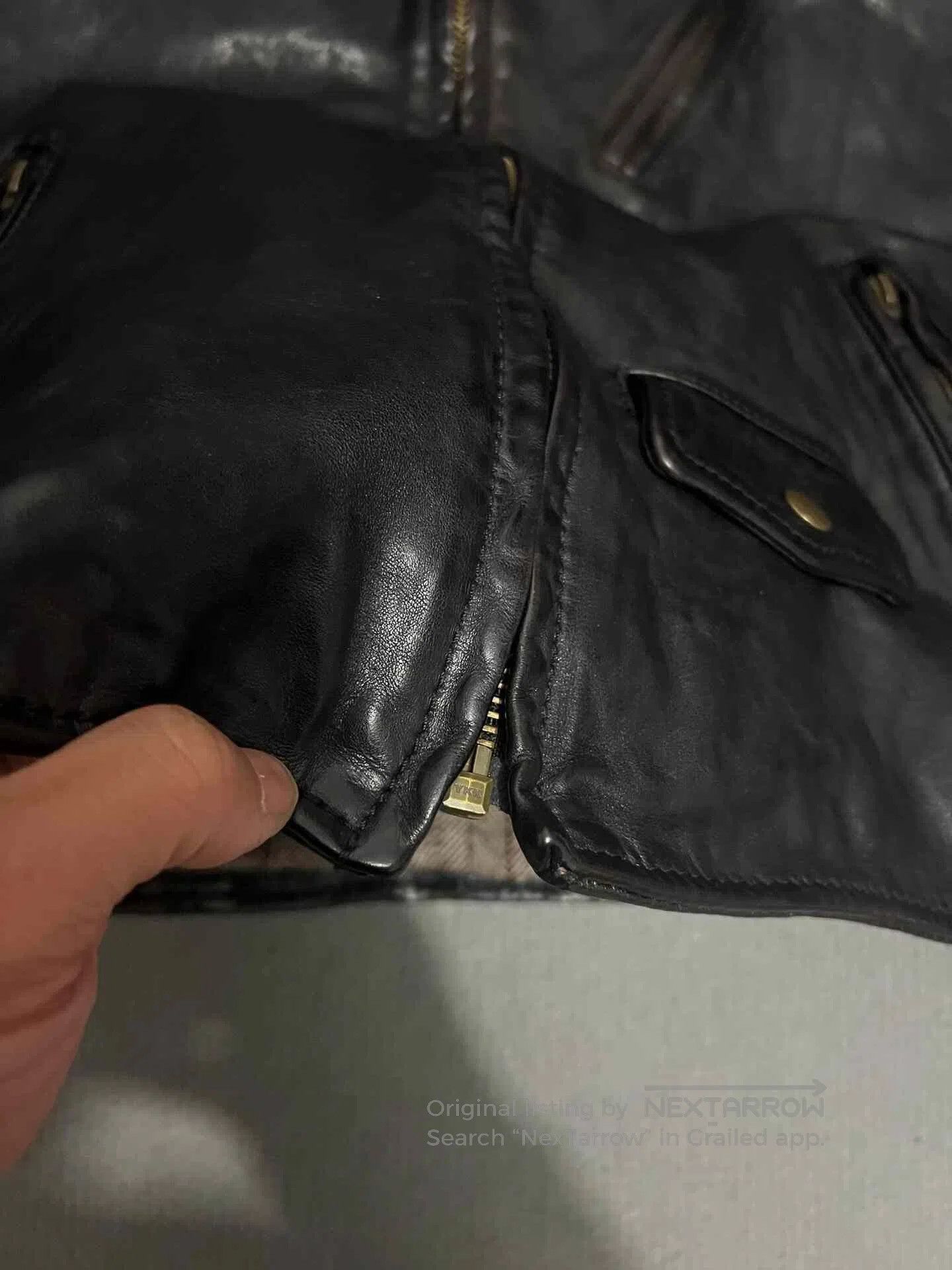 RRL Ralph Lauren Men's Horsehide Leather Jacket. Size US XL / EU 56 / 4 - 5 Thumbnail