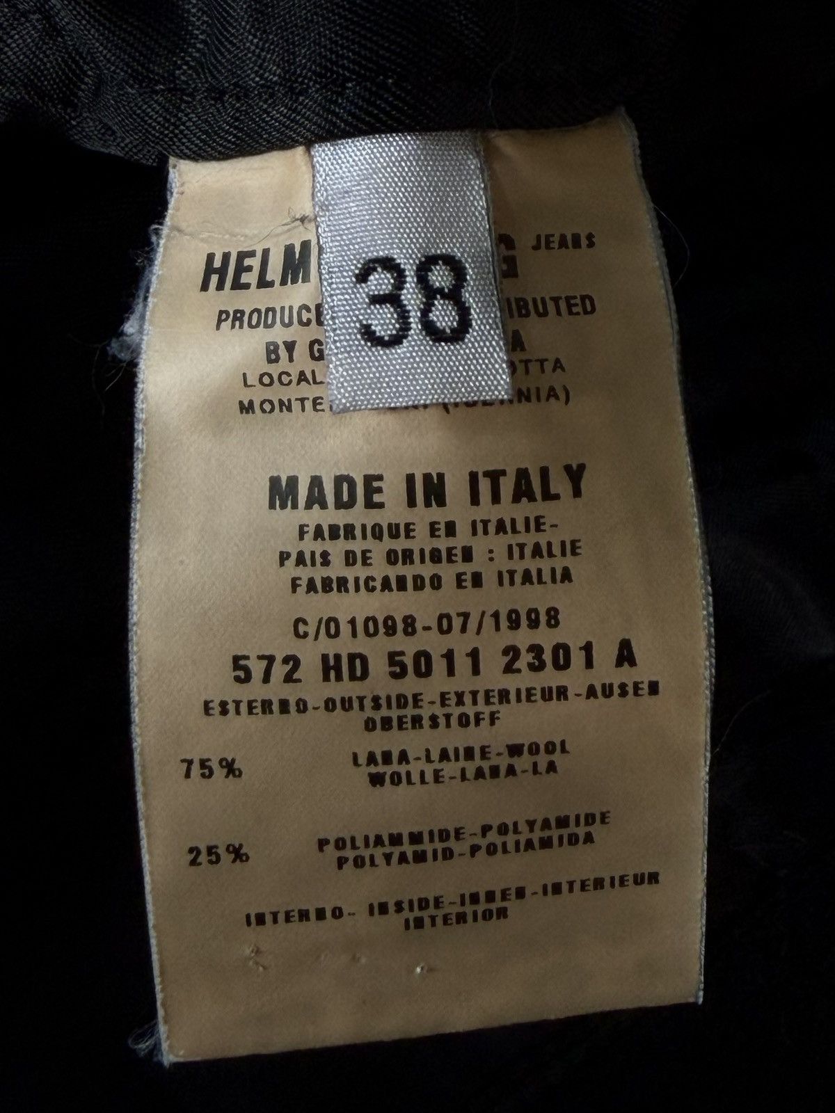 Helmut Lang Helmut Lang 1998 Black Long Wool Coat Size XS / US 0-2 / IT 36-38 - 9 Thumbnail