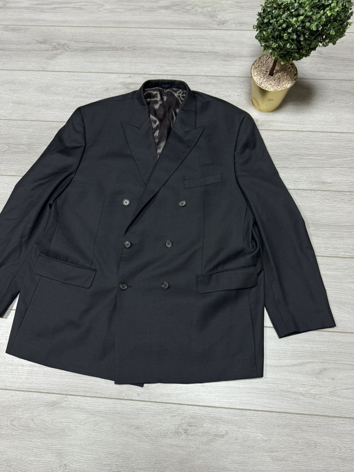 Polo Ralph Lauren Polo Ralph Lauren double breasted blazer jacket wool Size 48R - 8 Thumbnail