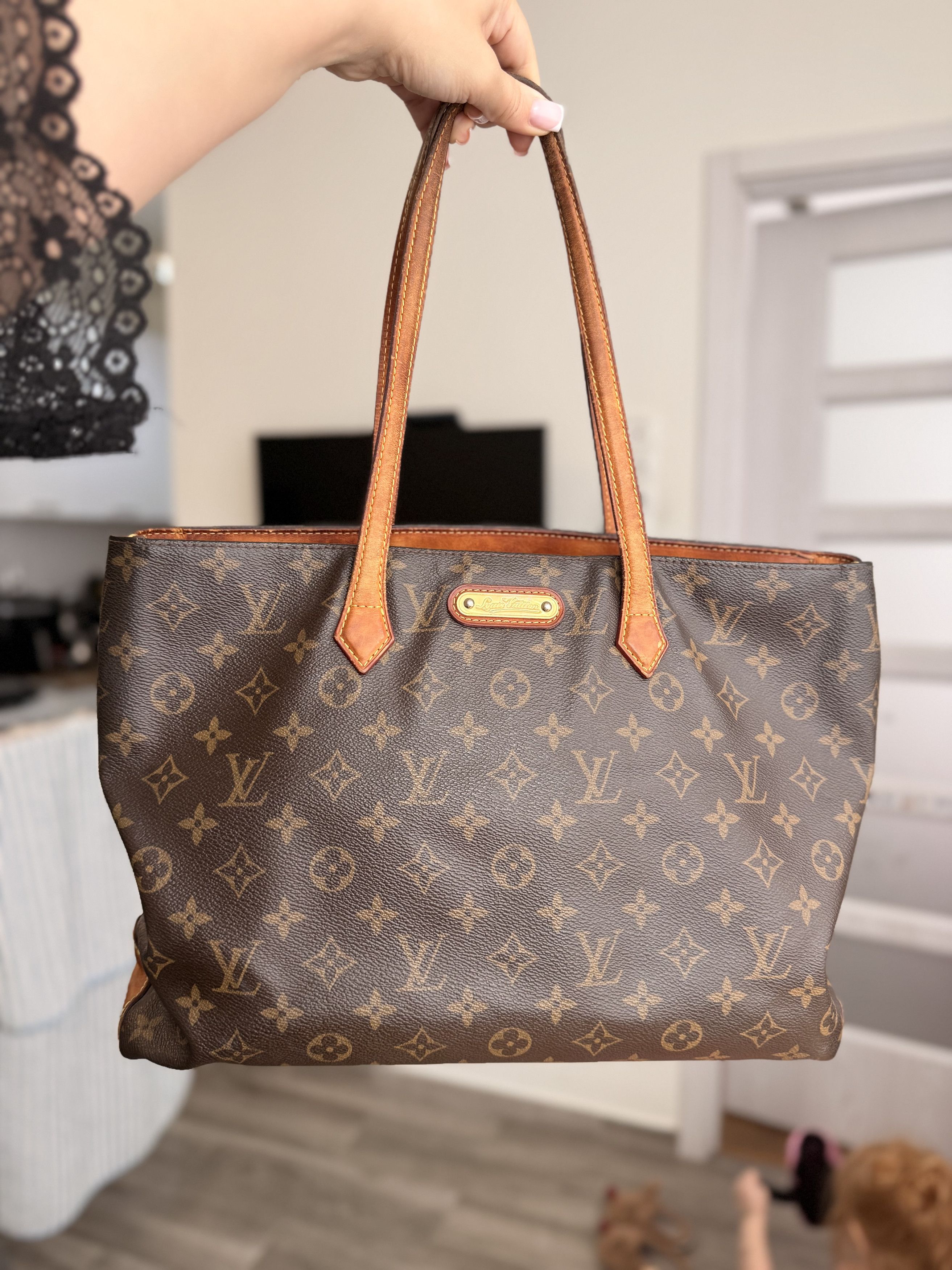 Louis Vuitton Louis Vuitton Wilshire Handbag Monogram Canvas Vintage Size ONE SIZE - 5 Thumbnail
