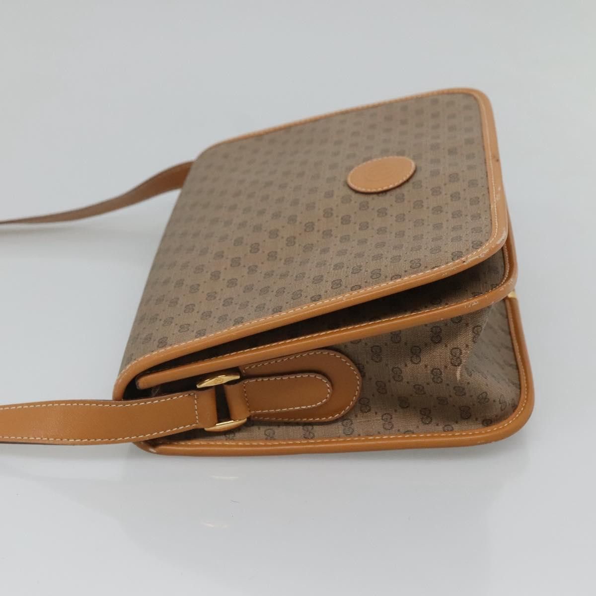Gucci GUCCI Micro GG Supreme Shoulder Bag Pvc Brown Gold 001 116 Size ONE SIZE - 4 Thumbnail