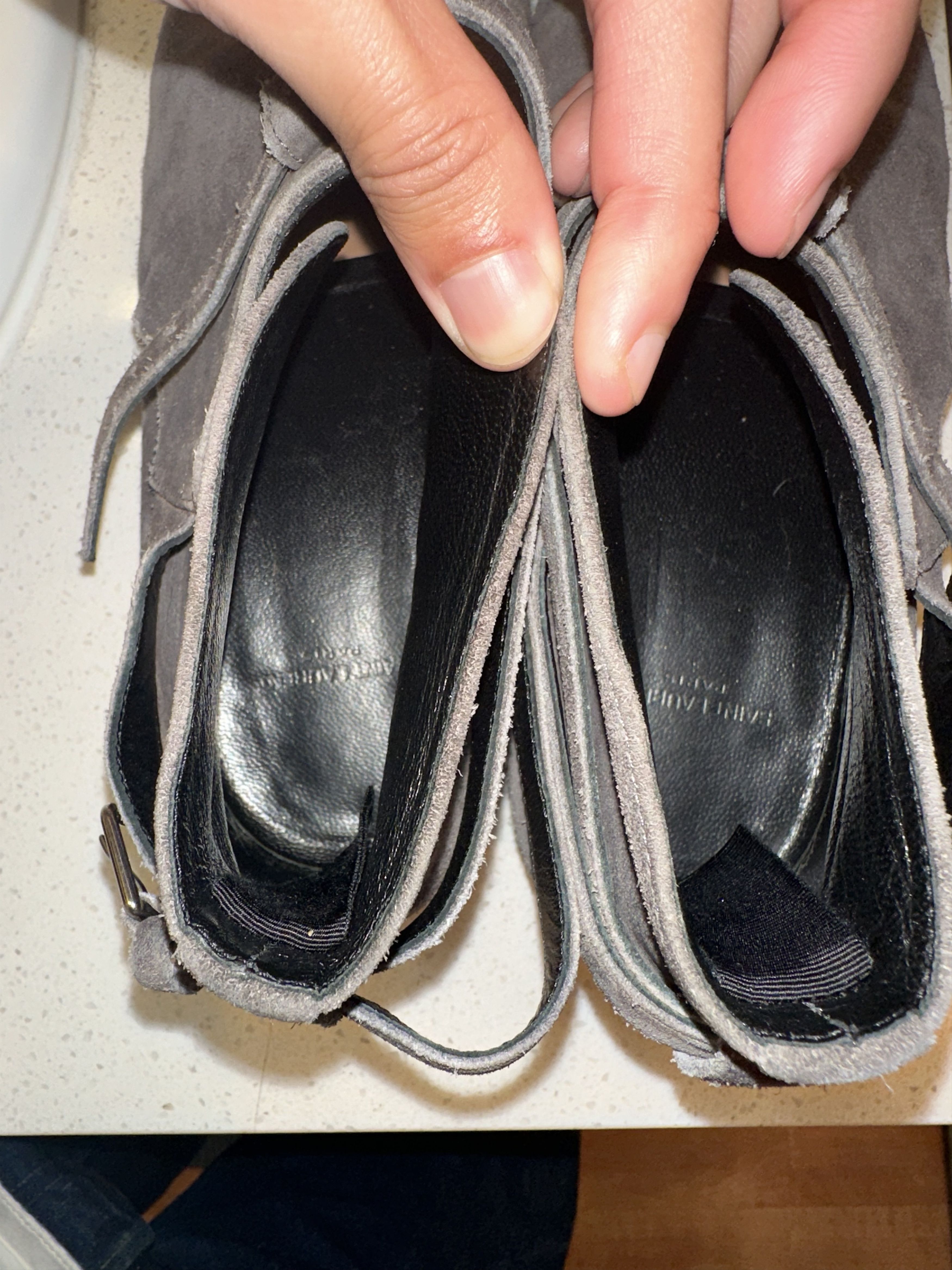 Saint Laurent Paris Grey London Boots Size US 8 / EU 41 - 7 Thumbnail