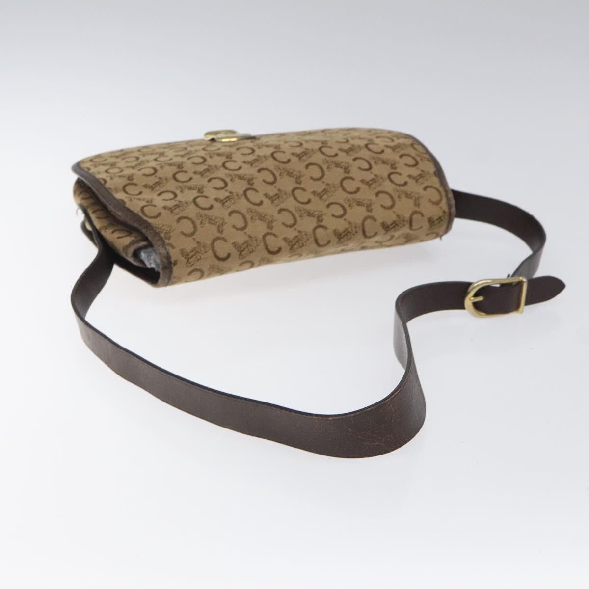 Celine CELINE C Sulky Shoulder Bag Canvas Brown Gold Size ONE SIZE - 7 Thumbnail