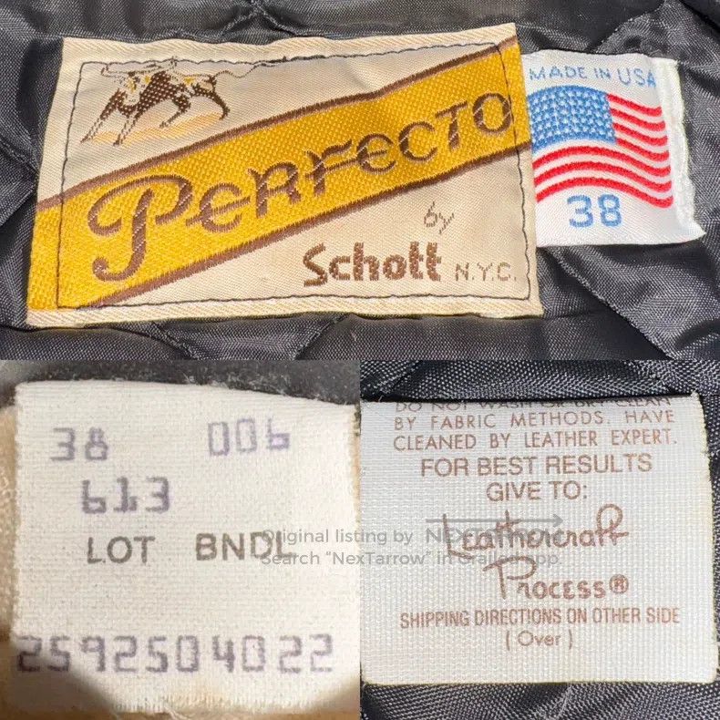 Schott Schott Classic cable-stayed rock 613 jacket Size US M / EU 48-50 / 2 - 2 Thumbnail