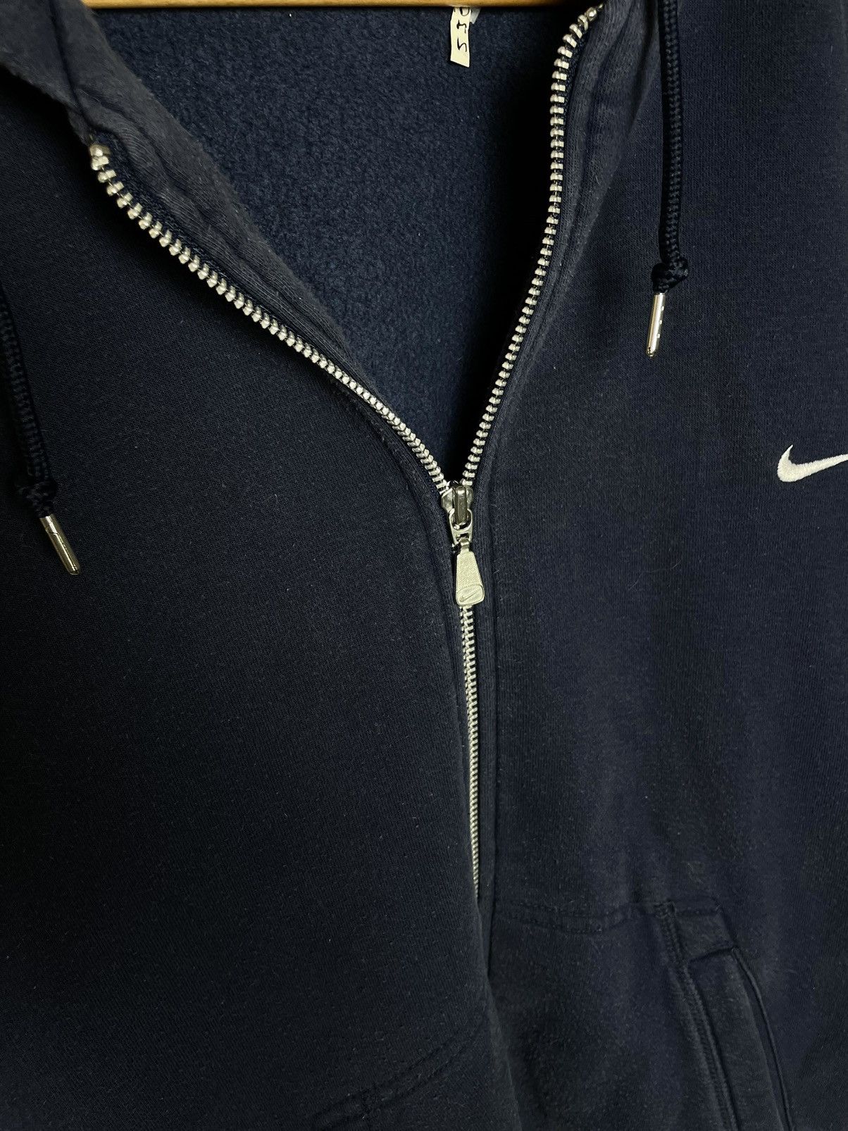 Nike Nike 🌚 Vintage full zip blue small logo hoodie sweatshirt Size US XL / EU 56 / 4 - 5 Thumbnail