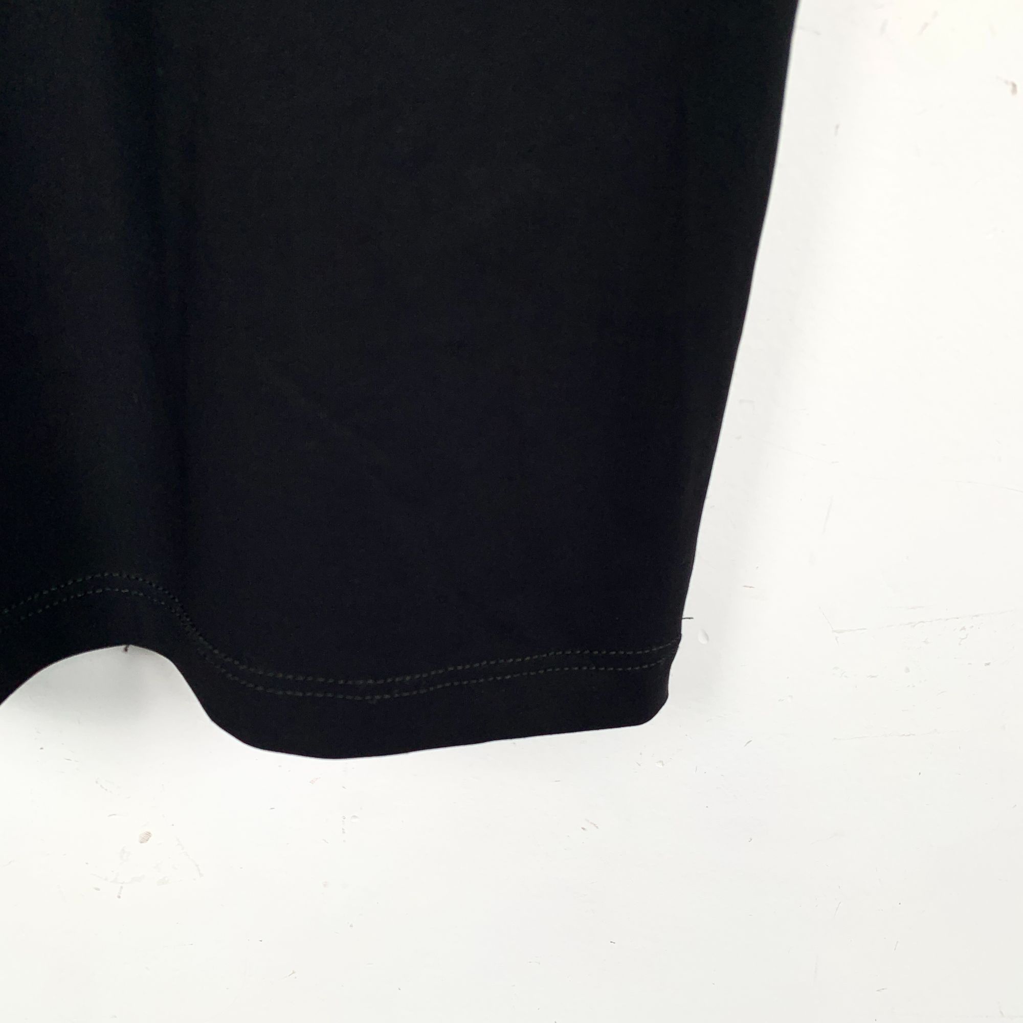 Miu Miu MiuMiu Black Logo Letter Print Crewneck Short Sleeve Dress ( Size XS / US 0-2 / IT 36-38 - 5 Thumbnail