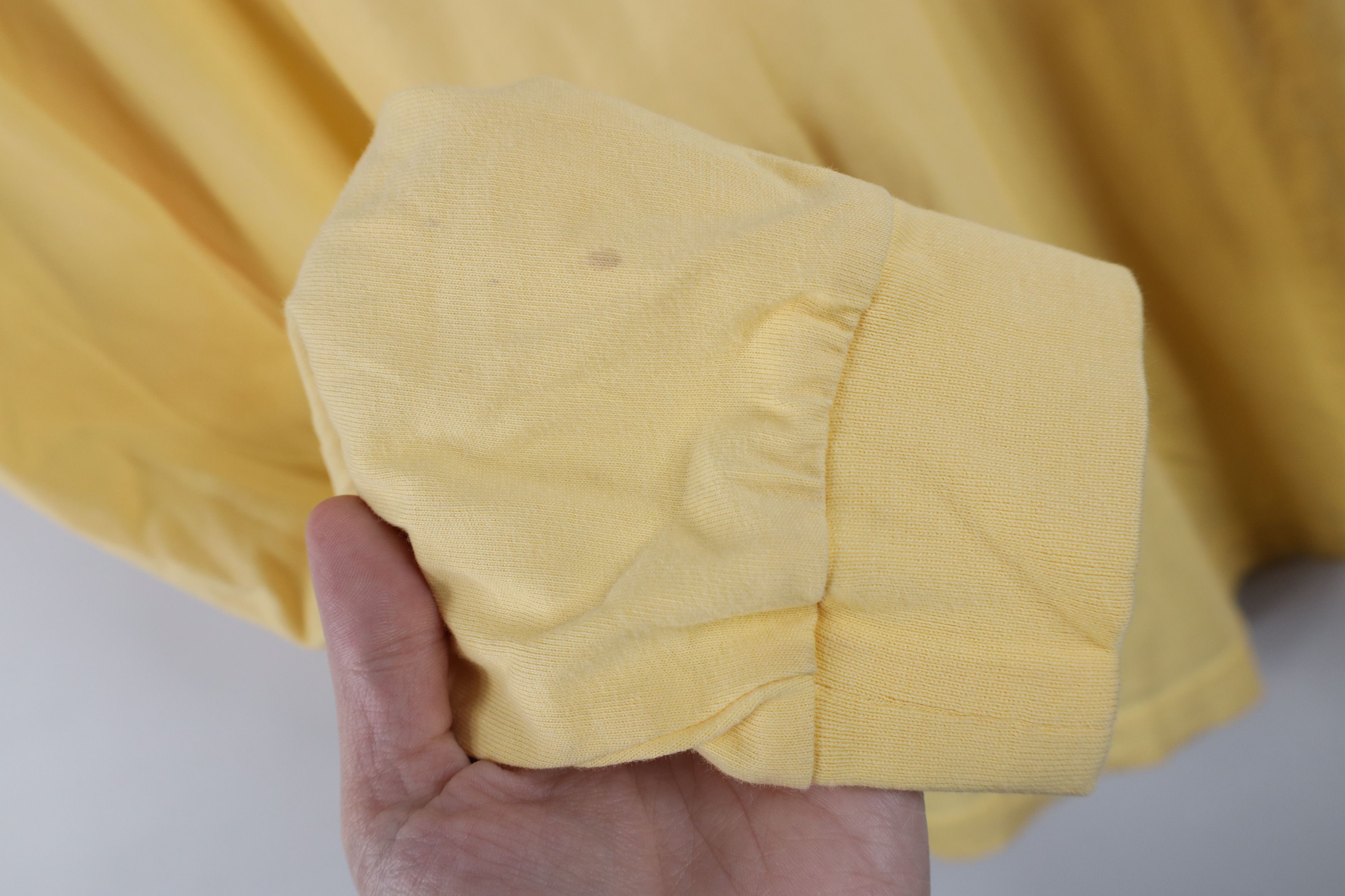 Brooks Brothers Vintage Brooks Brothers Knit Long Sleeve Rugby Polo Yellow Size US L / EU 52-54 / 3 - 7 Thumbnail