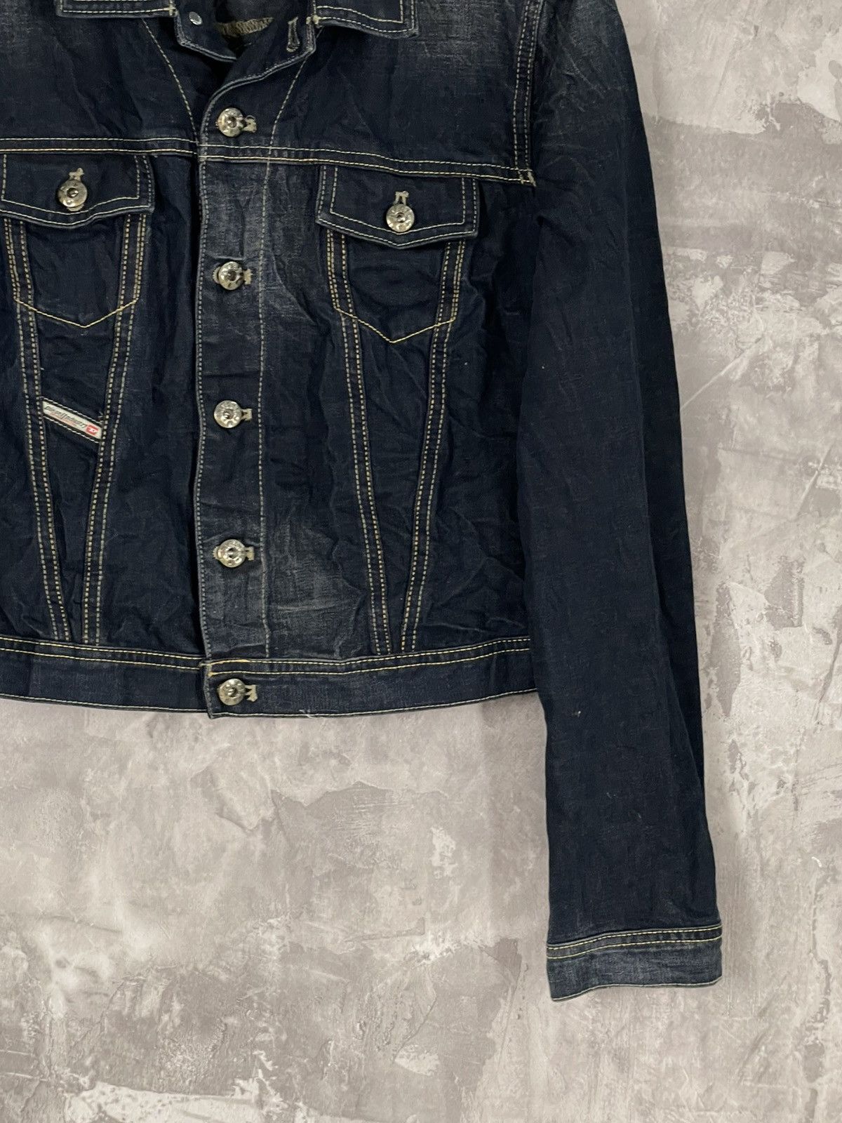 Diesel Diesel Vintage Denim Jacket Y2K Grunge Size M / US 6-8 / IT 42-44 - 6 Thumbnail