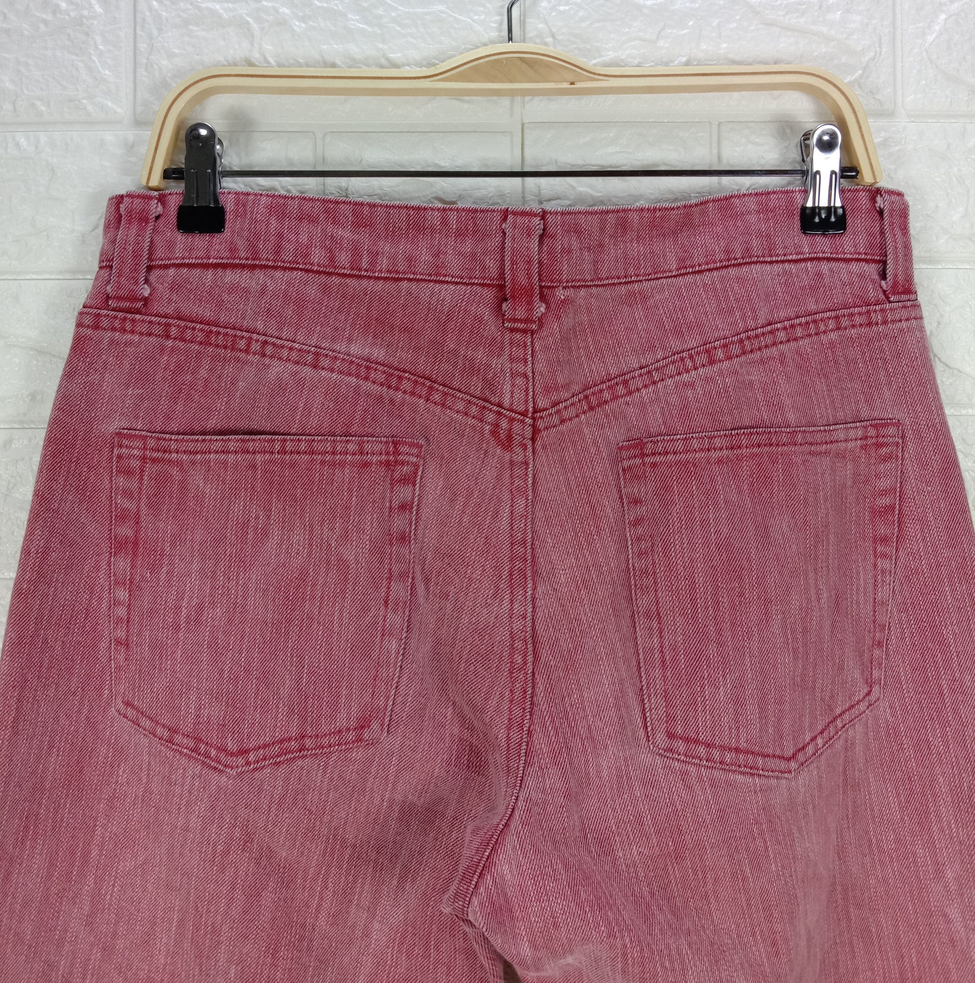 Japanese Brand Japanese Punk Jeans Brand High Street Faded Red Denim Size US 32 / EU 48 - 6 Thumbnail