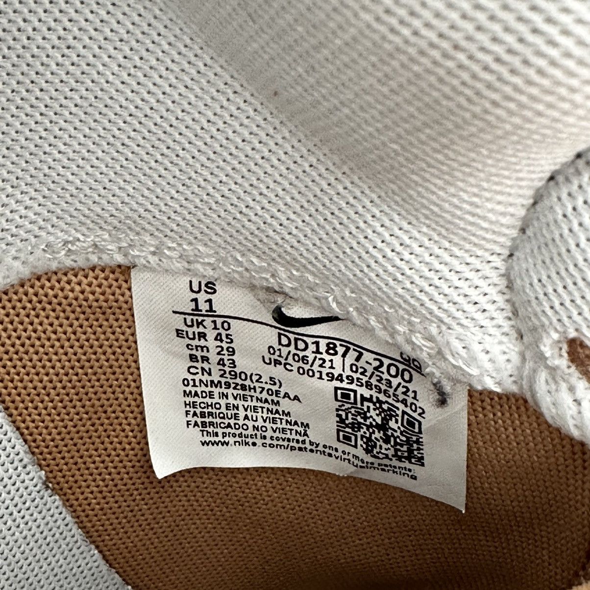 Nike × Sacai Nike Blazer Low Sacai Tan White Red Size 11 Size US 11 / EU 44 - 8 Thumbnail