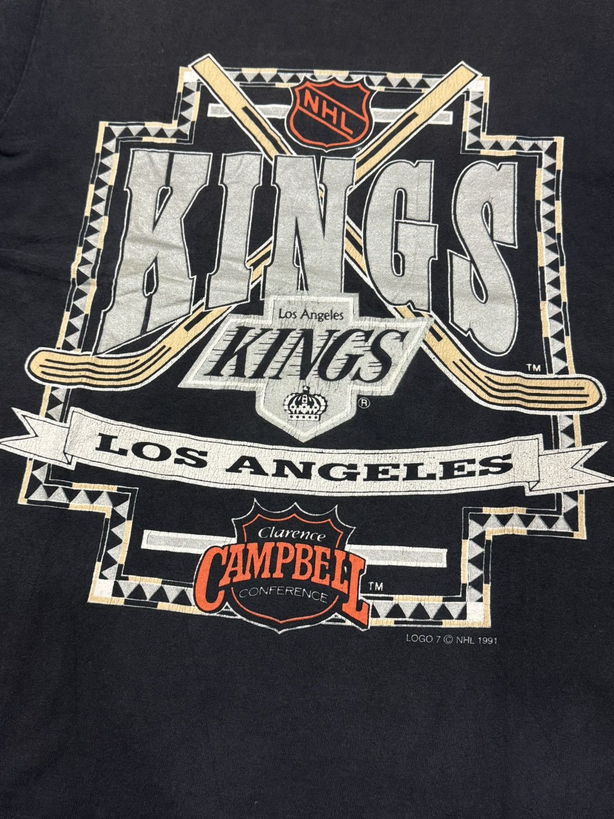 Vintage Sun Faded Vintage Tshirt Los Angeles Kings Size US M / EU 48-50 / 2 - 4 Thumbnail