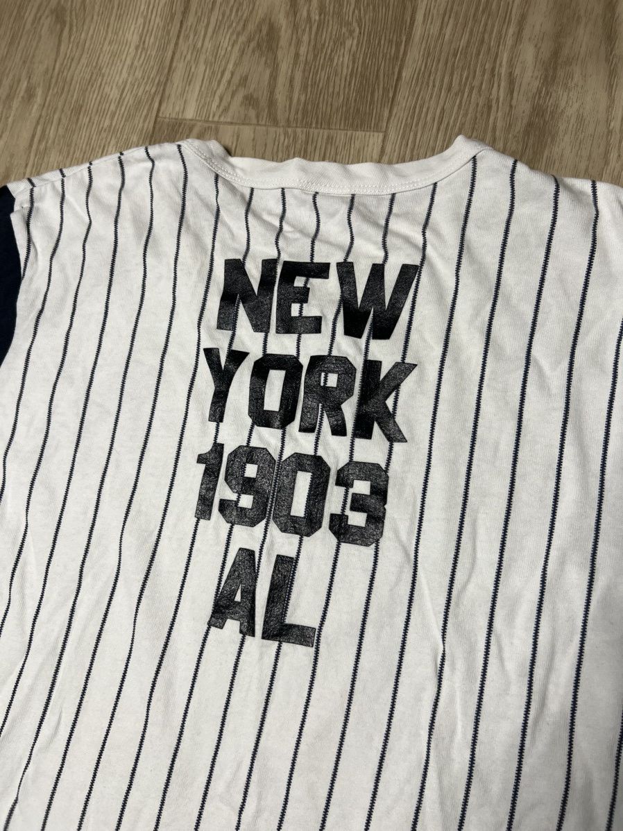 Majestic × New York Yankees × Vintage Vintage Majestic New York Yankees Longsleeve Jersey Shirt Size US L / EU 52-54 / 3 - 6 Thumbnail