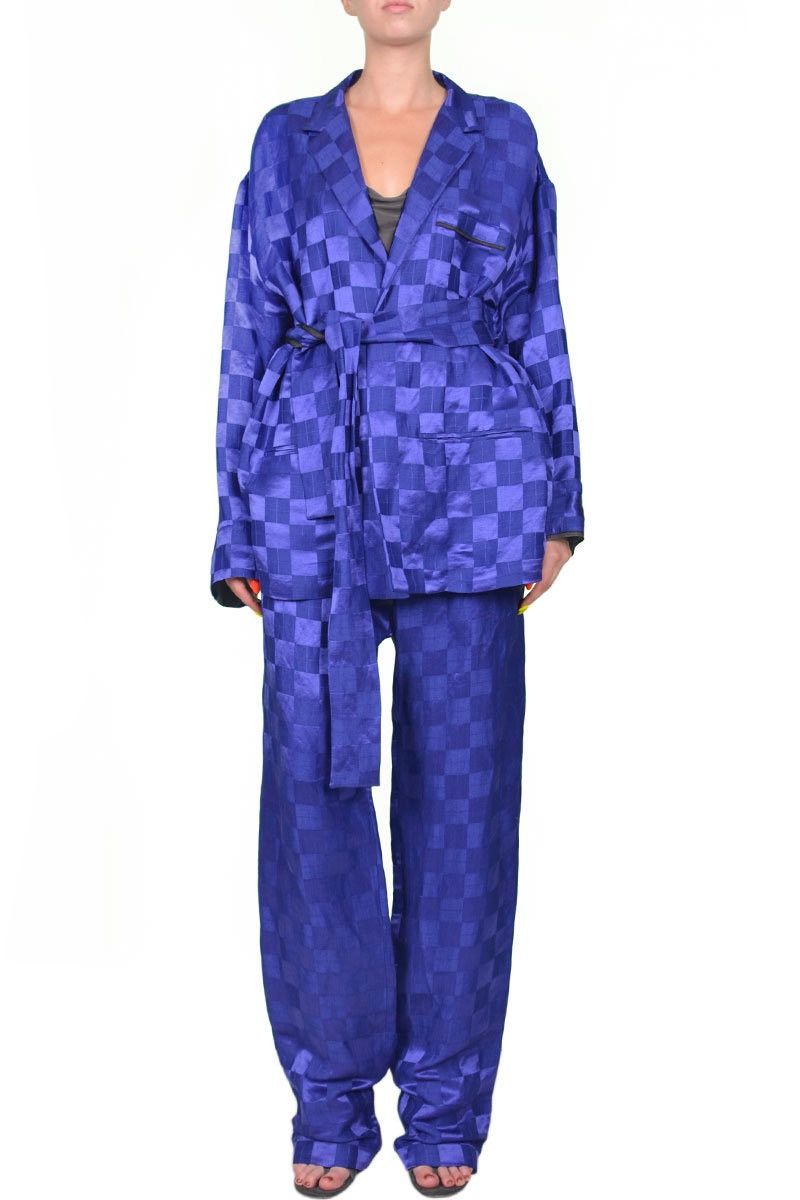 Haider Ackermann Last Size Haider Ackermann Jacquard Silk Suit Size 25" / US 0 / IT 36 - 1 Thumbnail