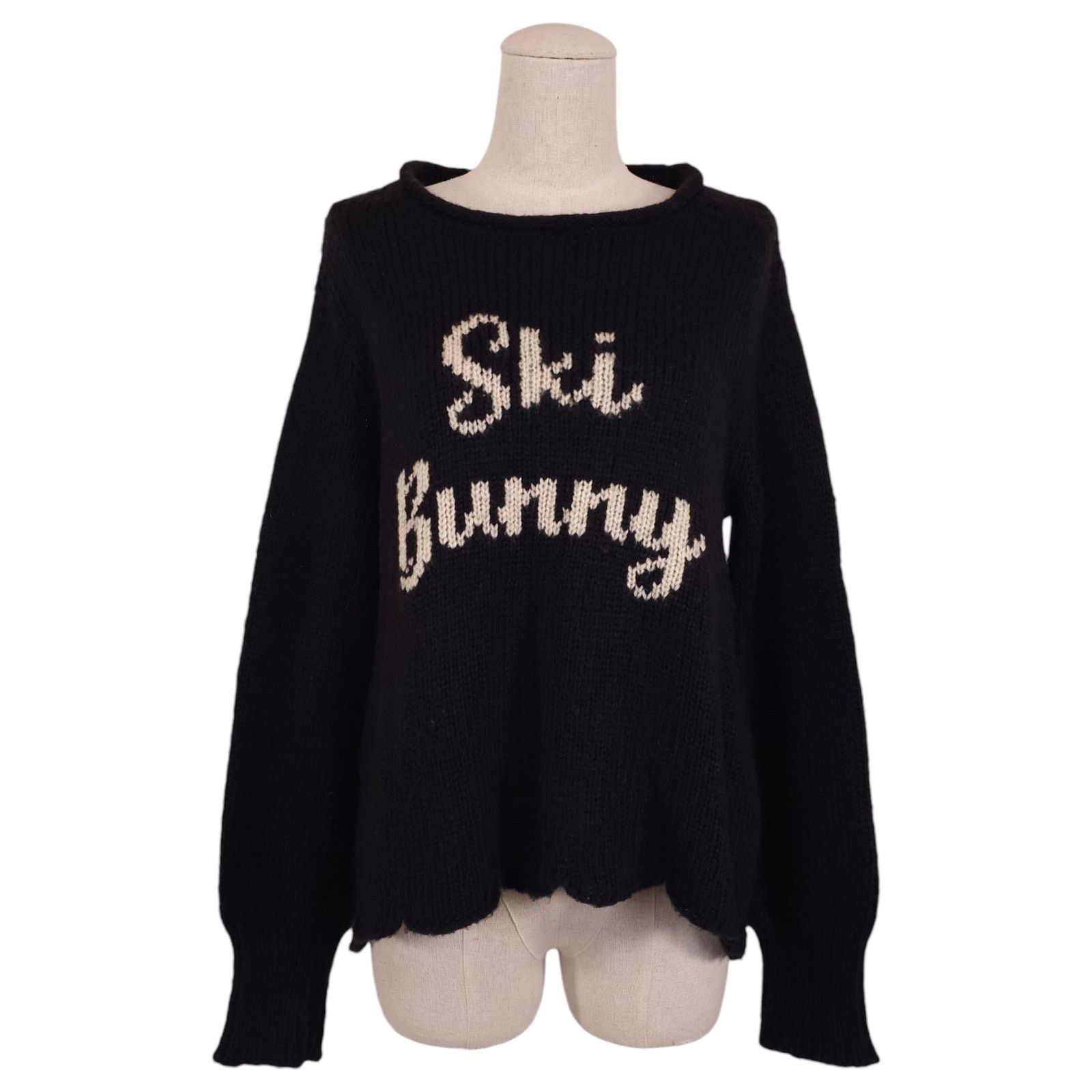 Other Wooden Ships Ski Bunny Sweater Black Sz Small/Medium Size S / US 4 / IT 40 - 1 Thumbnail