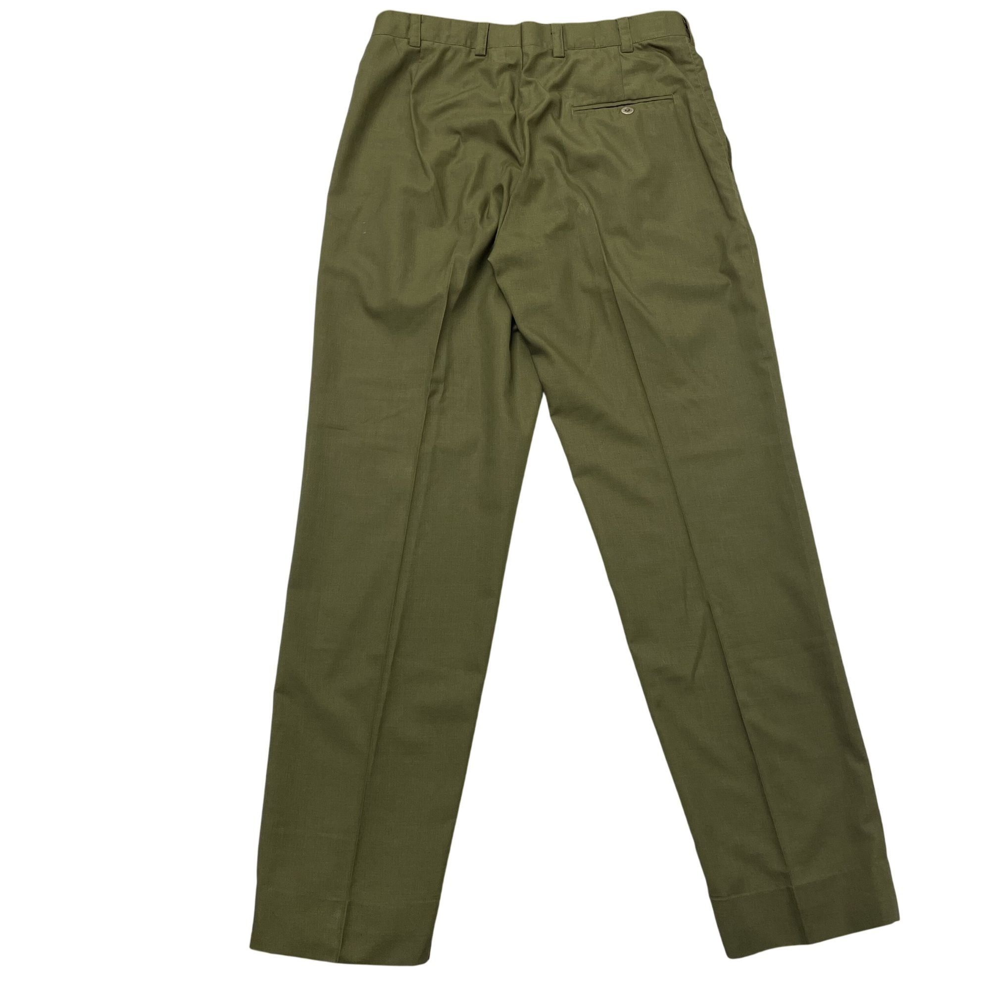 Other Vtg NL New Libas GREEN Dress Pants PLEATED Slacks Size US 34 / EU 50 - 4 Thumbnail