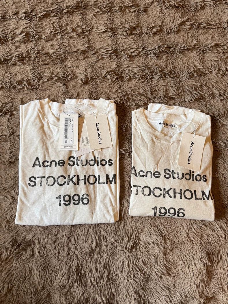 Acne Studios Acne Studios White letter long-sleeved shirt Size US S / EU 44-46 / 1 - 1 Thumbnail