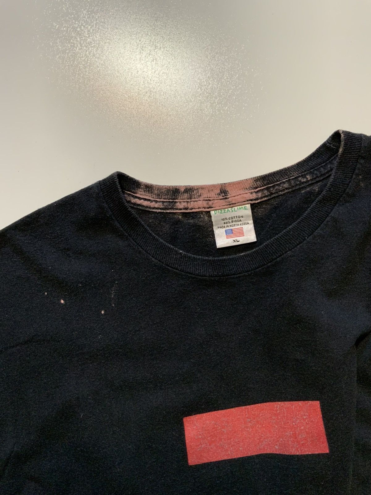 Pizza Slime Sold Out!! Pizza Slime Empty Box Logo Black S/S Crew T-shirt Size US XL / EU 56 / 4 - 9 Thumbnail