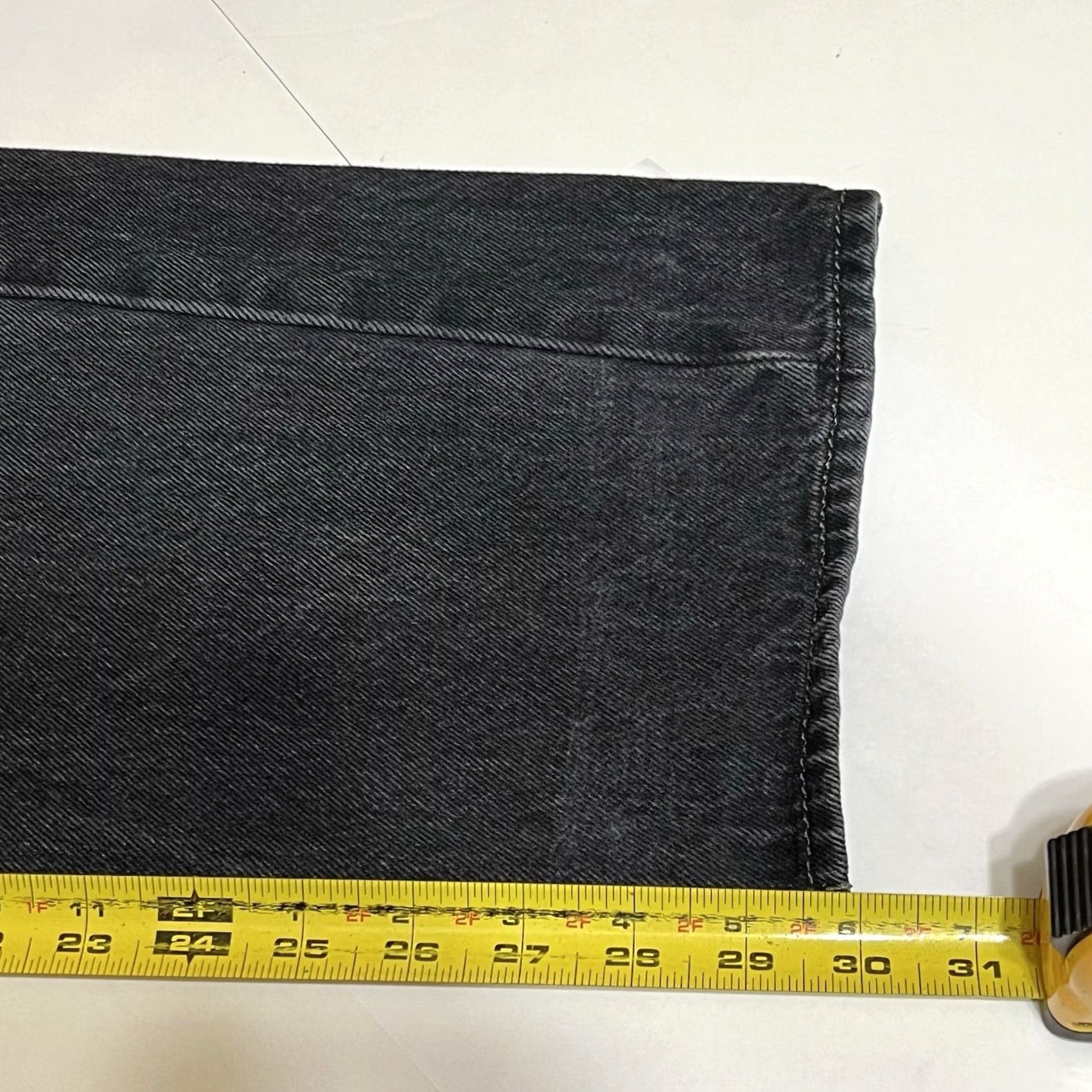 Levi's VINTAGE Levi’s 501 Jeans Men’s Regular 34x30 Black Denim Button Fly Straight 501 Series Mens Comfort Pockets Size US 34 / EU 50 - 6 Thumbnail
