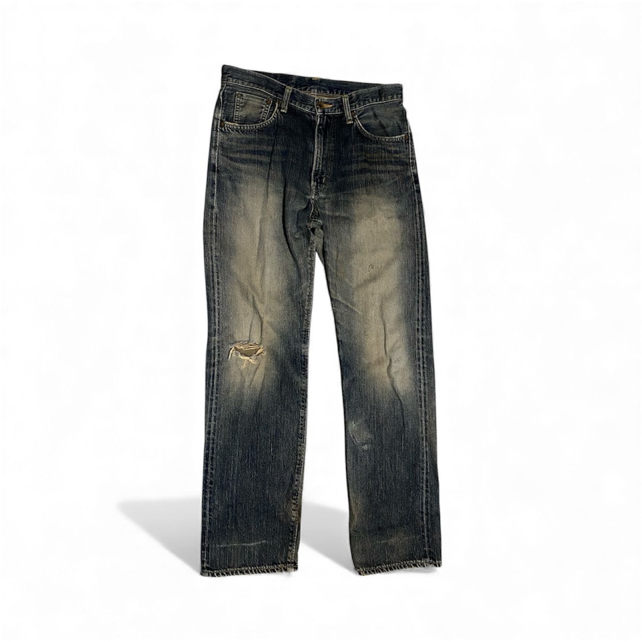 Edwin Vintage Edwin 505zx Mud Wash Selvedge Distressed Jeans Size US 32 / EU 48 - 2 Thumbnail
