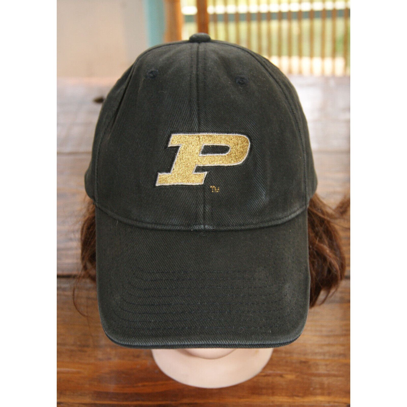 Signatures VTG Y2K Purdue Boilermakers Hat Cap Distress Signatures OSFA Size ONE SIZE - 1 Thumbnail