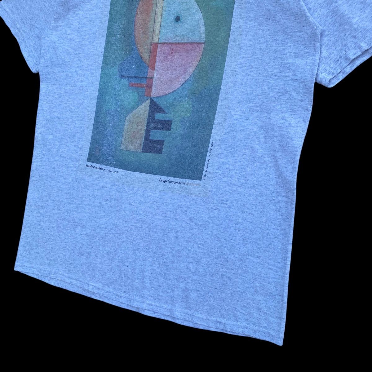 Art Comes First Vtg Vassily Kandinsky-Empor 1929- Peggy Guggenheim Art Tee Size US L / EU 52-54 / 3 - 5 Thumbnail