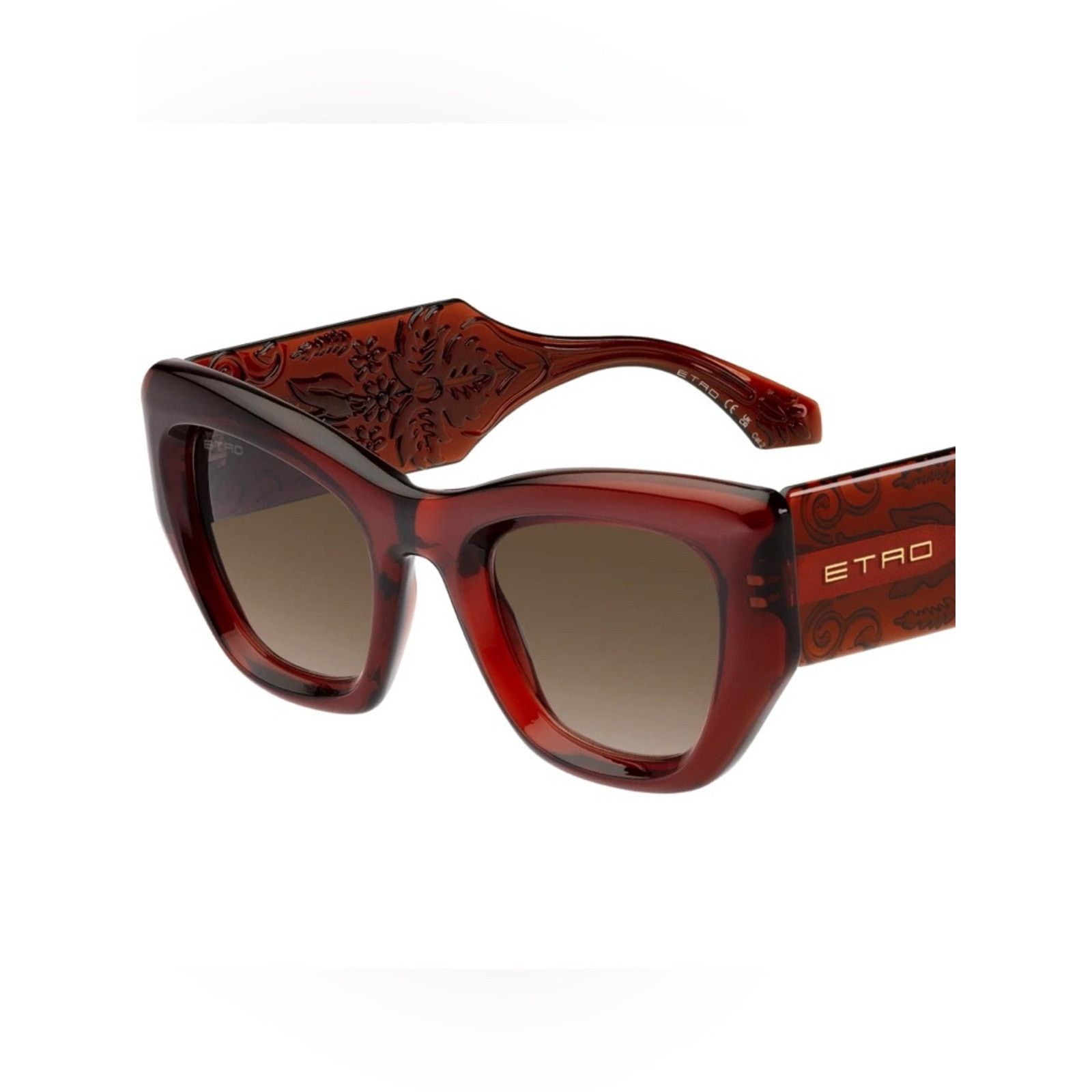 Etro New! ETRO ETRO0017/S 2LFHA Brick Cat-Eye Sunglasses Size ONE SIZE - 5 Thumbnail