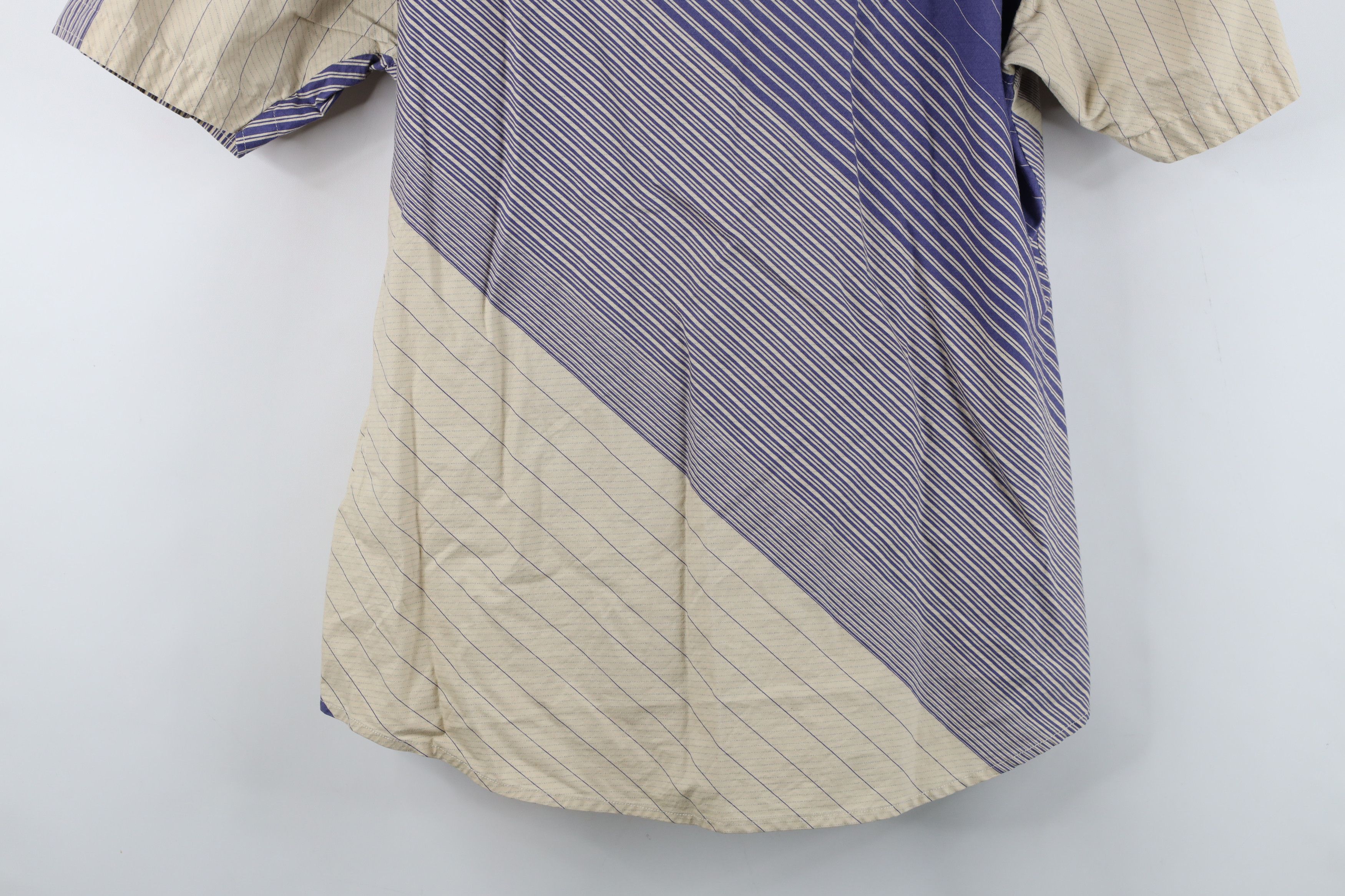 Vintage Vintage 90s Streetwear Block Short Sleeve Button Shirt Size US L / EU 52-54 / 3 - 13 Thumbnail