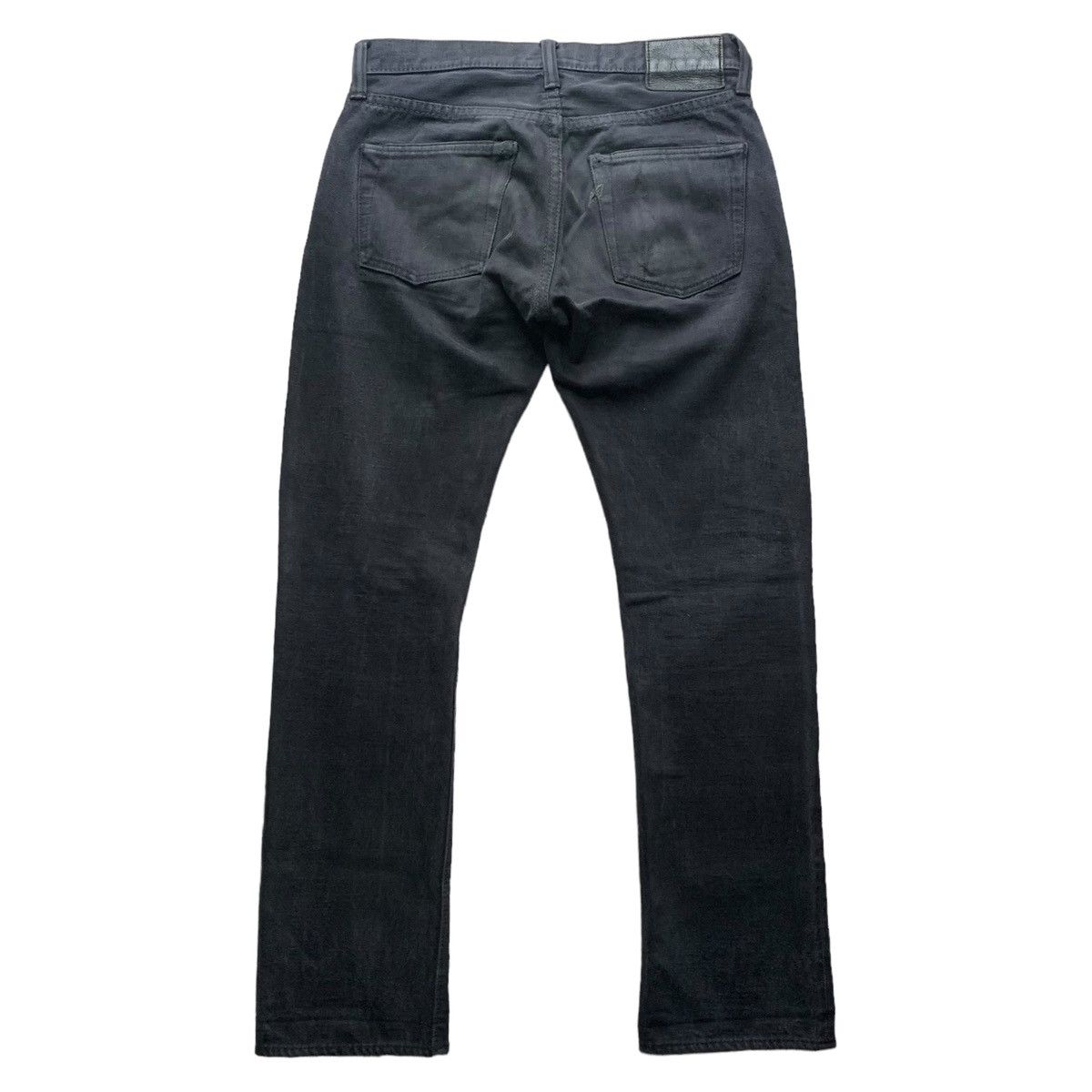 Pure Blue Japan Pure Blue Japan Black Denim Selvedge Size US 31 - 2 Thumbnail