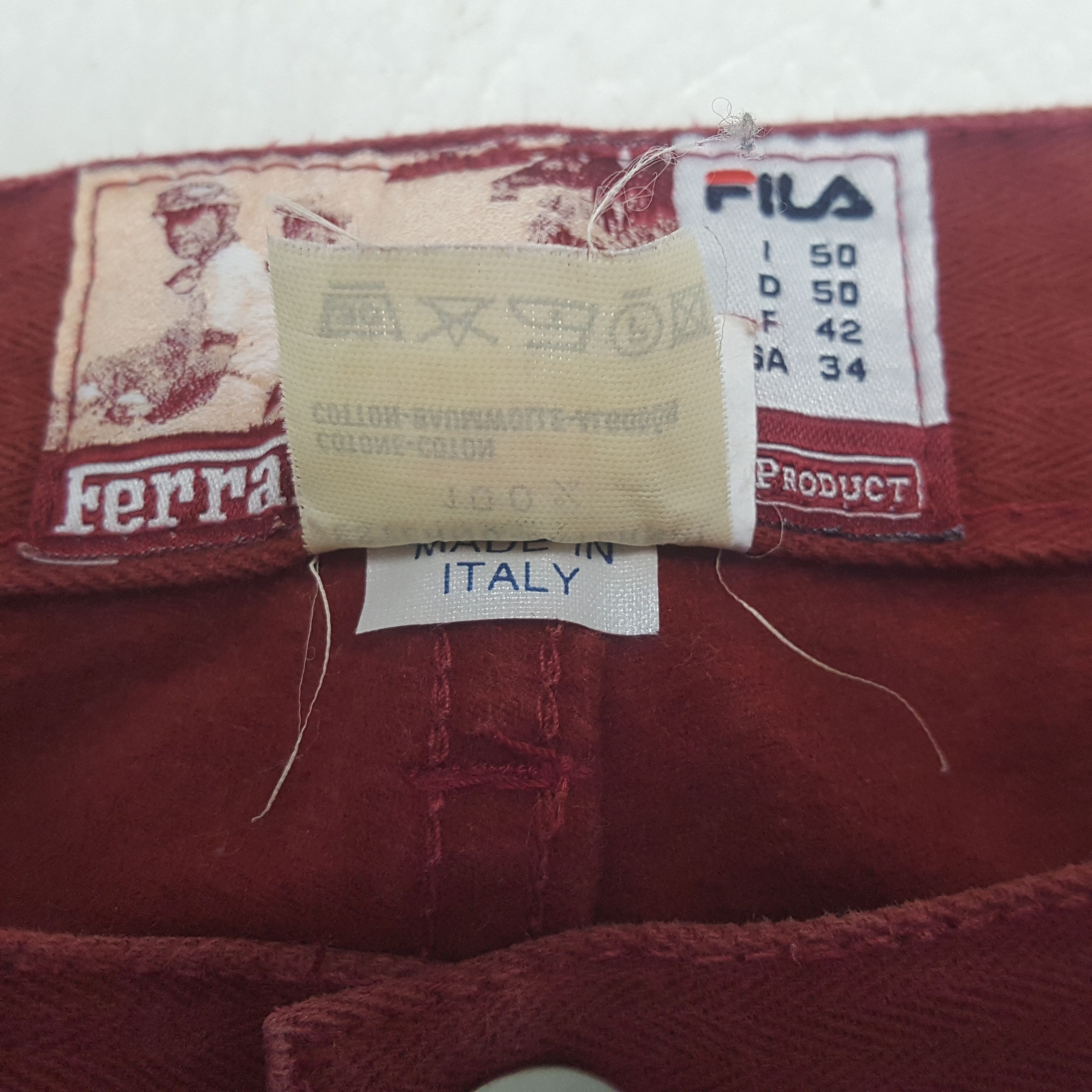 Fila Fila X Ferrari Trousers Pants C297N8 Size US 32 / EU 48 - 15 Thumbnail