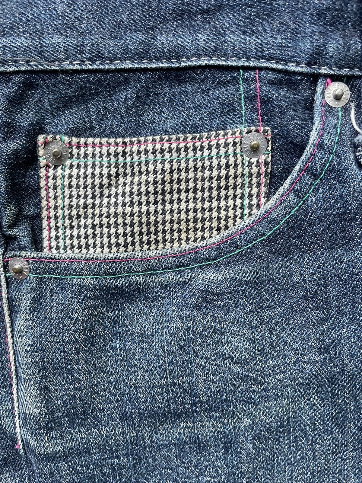 Japanese Brand Japanese Double Steal Denim Size US 35 - 21 Thumbnail