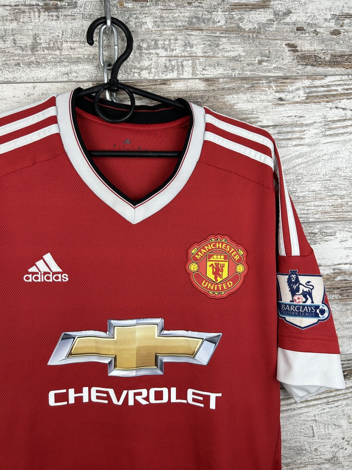 Adidas Mens Vintage Adidas FC Manchester United T Shirt jersey tee Size US L / EU 52-54 / 3 - 2 Thumbnail