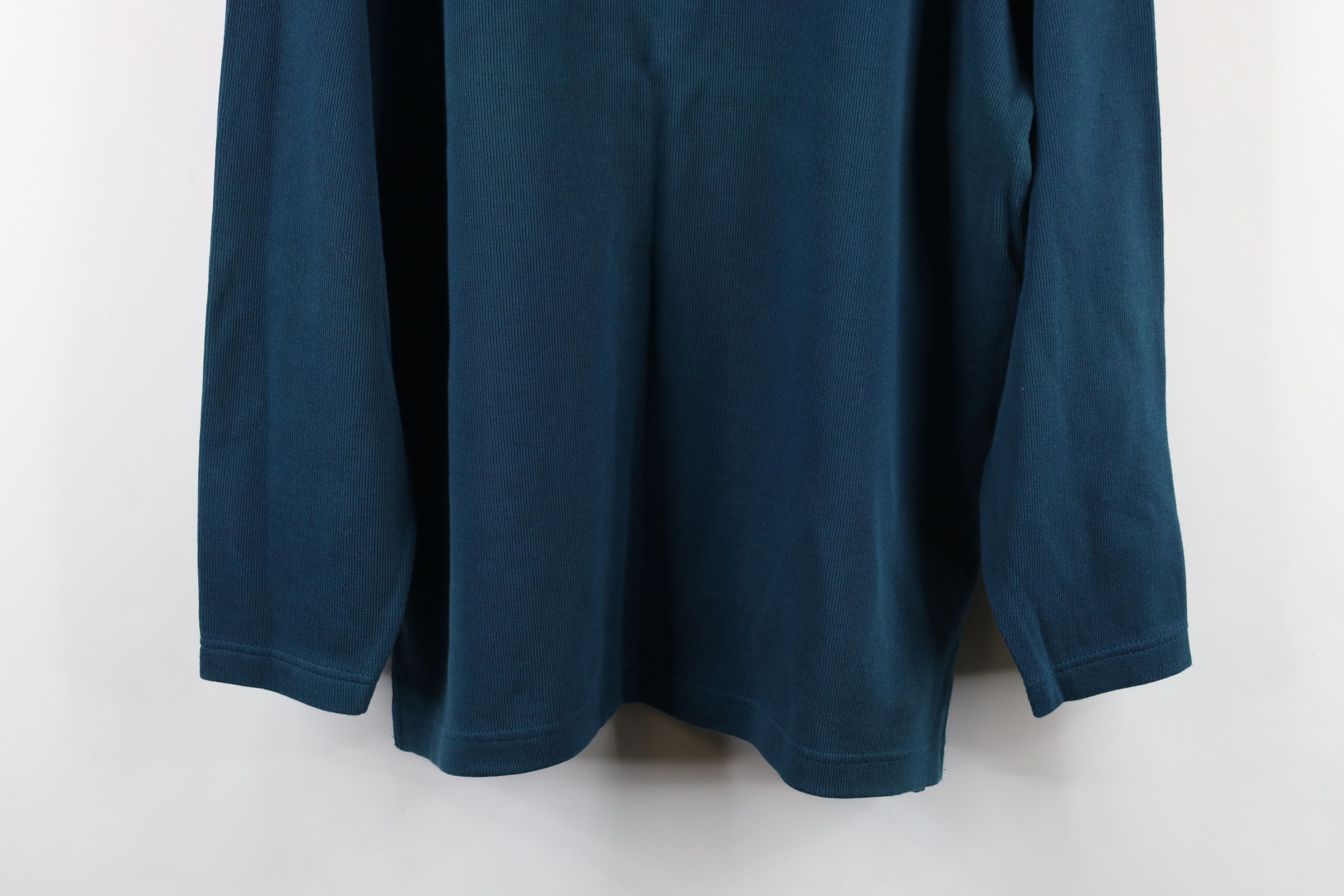 Vintage Vintage 90s Streetwear Ribbed Knit Half Zip Long Sleeve Polo Size US M / EU 48-50 / 2 - 3 Thumbnail
