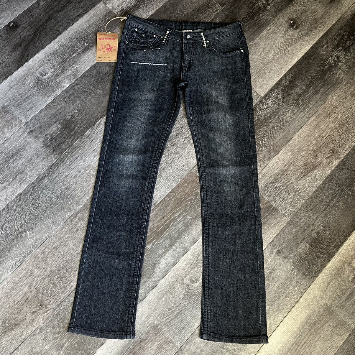 True Religion NEW Vintage 2000s True Religion Joey Super T Denim Jeans 31 Size 31" - 3 Thumbnail