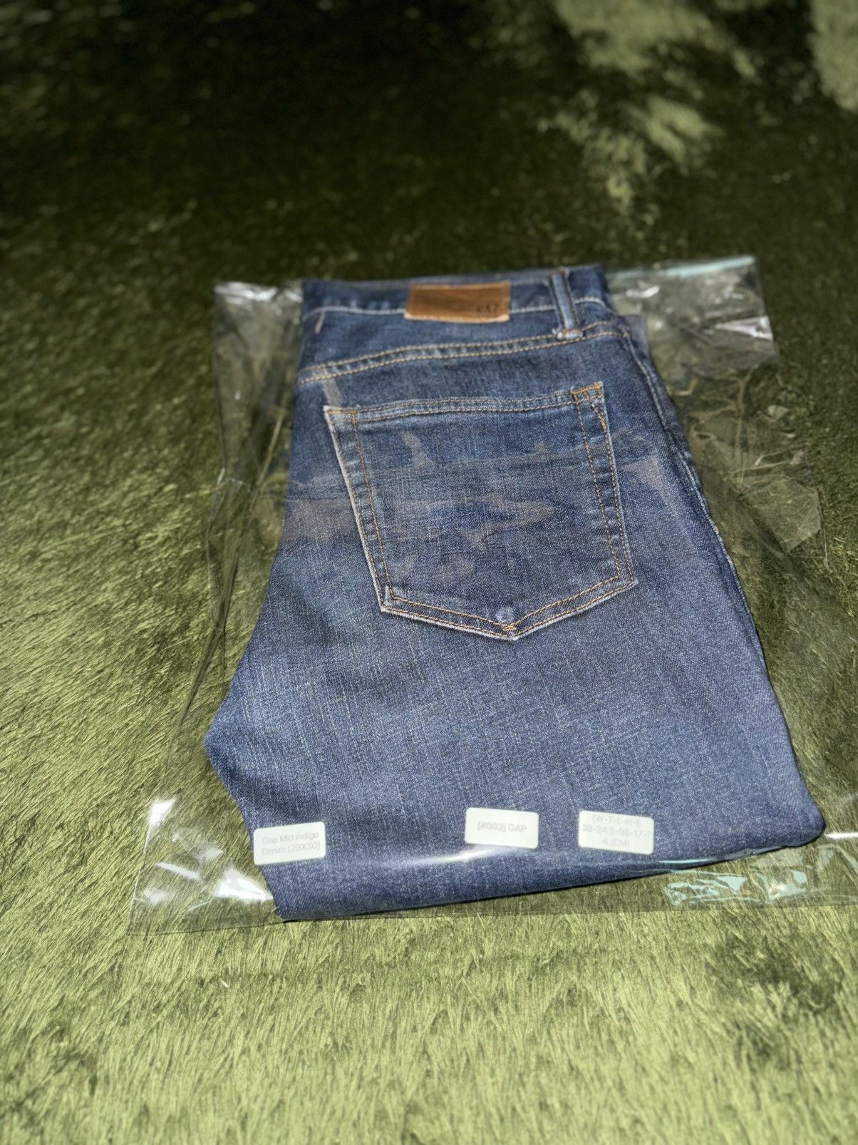Gap [29x30] GAP 00s Tapered Vintage Wash Denim Pants Mid Indigo Size US 29 - 11 Thumbnail