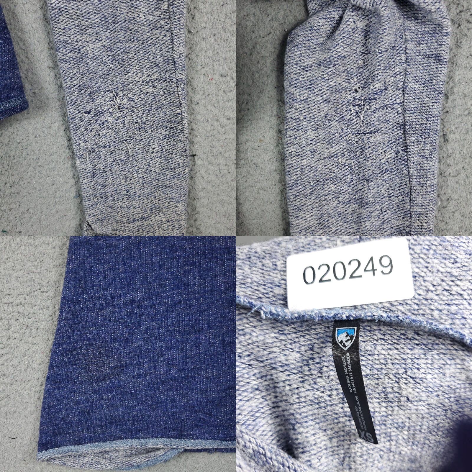 Vintage Kuhl Pullover Hoodie Womens XS Blue Long Sleeve Turtleneck Activewear Size XS / US 0-2 / IT 36-38 - 8 Thumbnail
