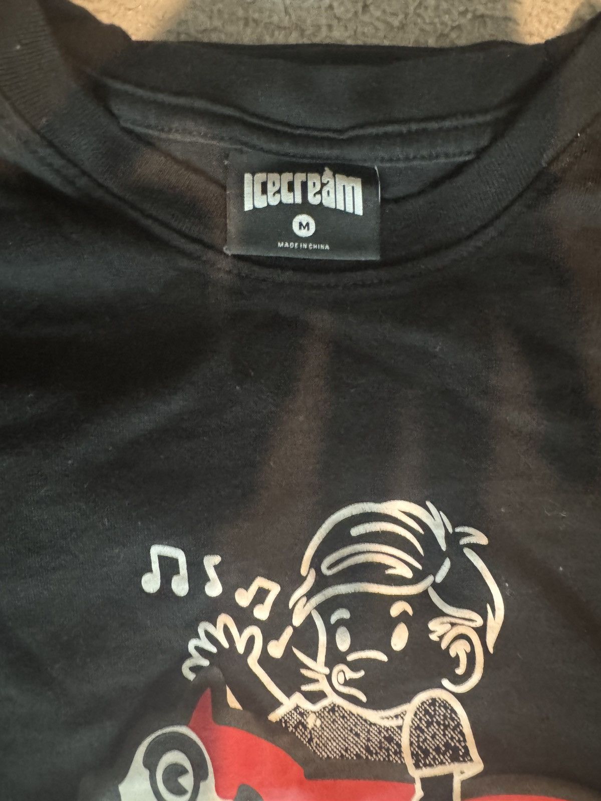 Icecream Ice Cream – Black Graphic Tee (Medium) Size US M / EU 48-50 / 2 - 3 Thumbnail