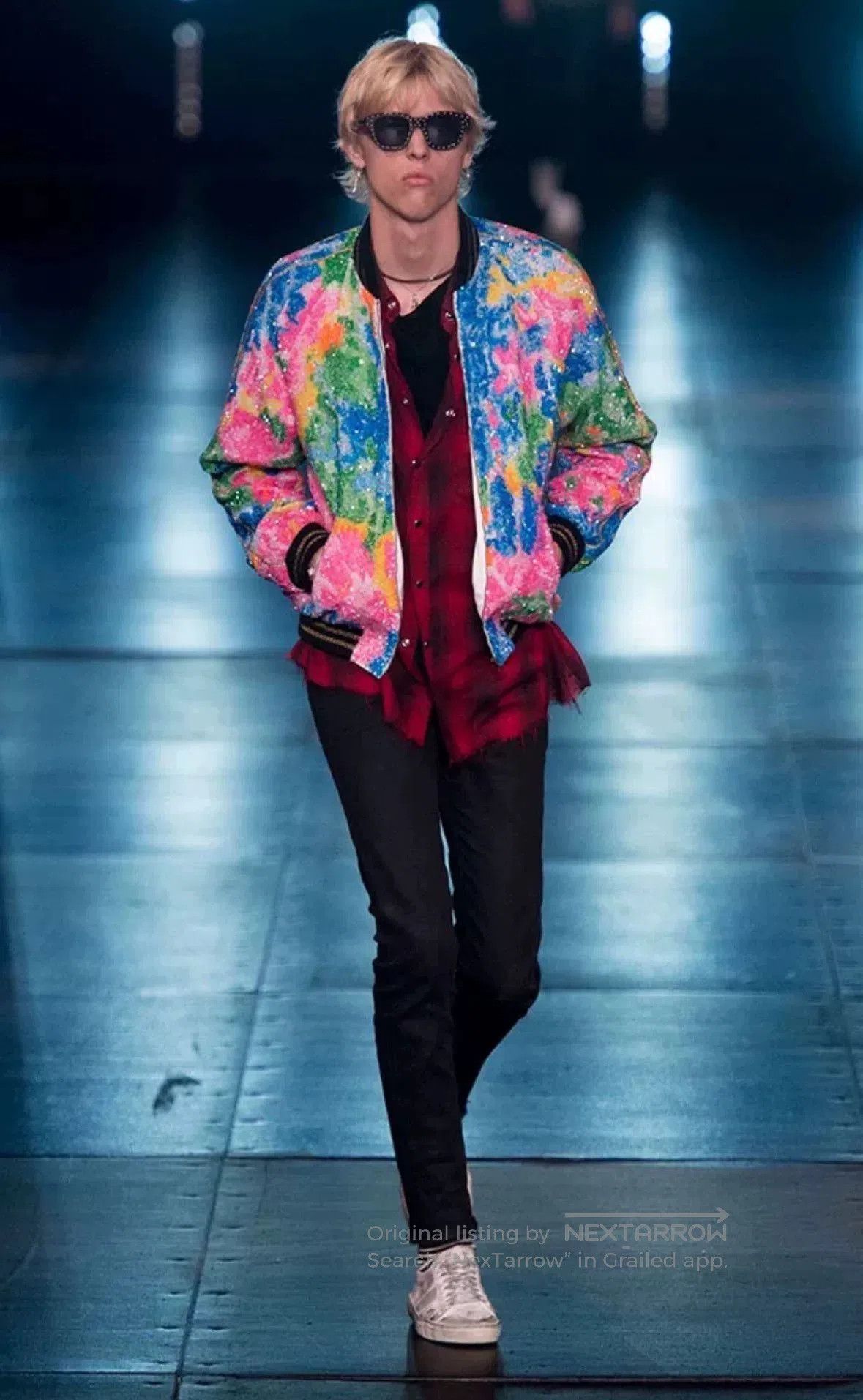 Saint Laurent Paris Saint Laurent Red Plaid Shirt. Size US XS / EU 42 / 0 - 9 Thumbnail