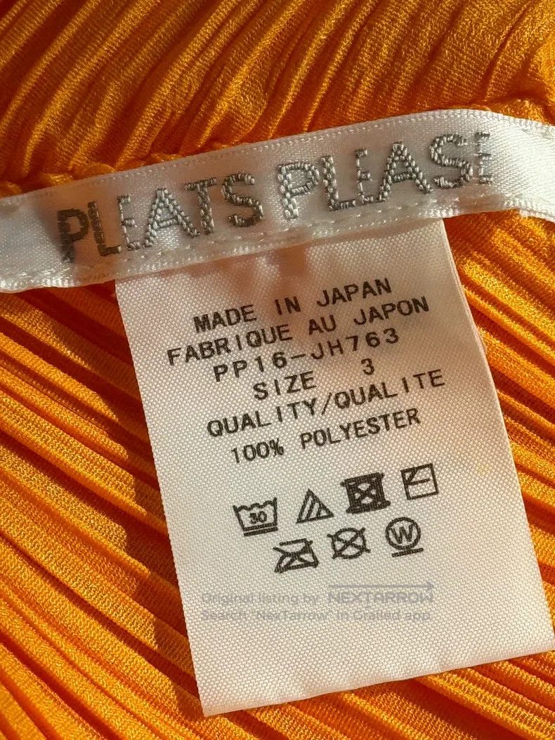 Issey Miyake Issey Miyake Orange Dress Size L / US 10 / IT 46 - 3 Thumbnail