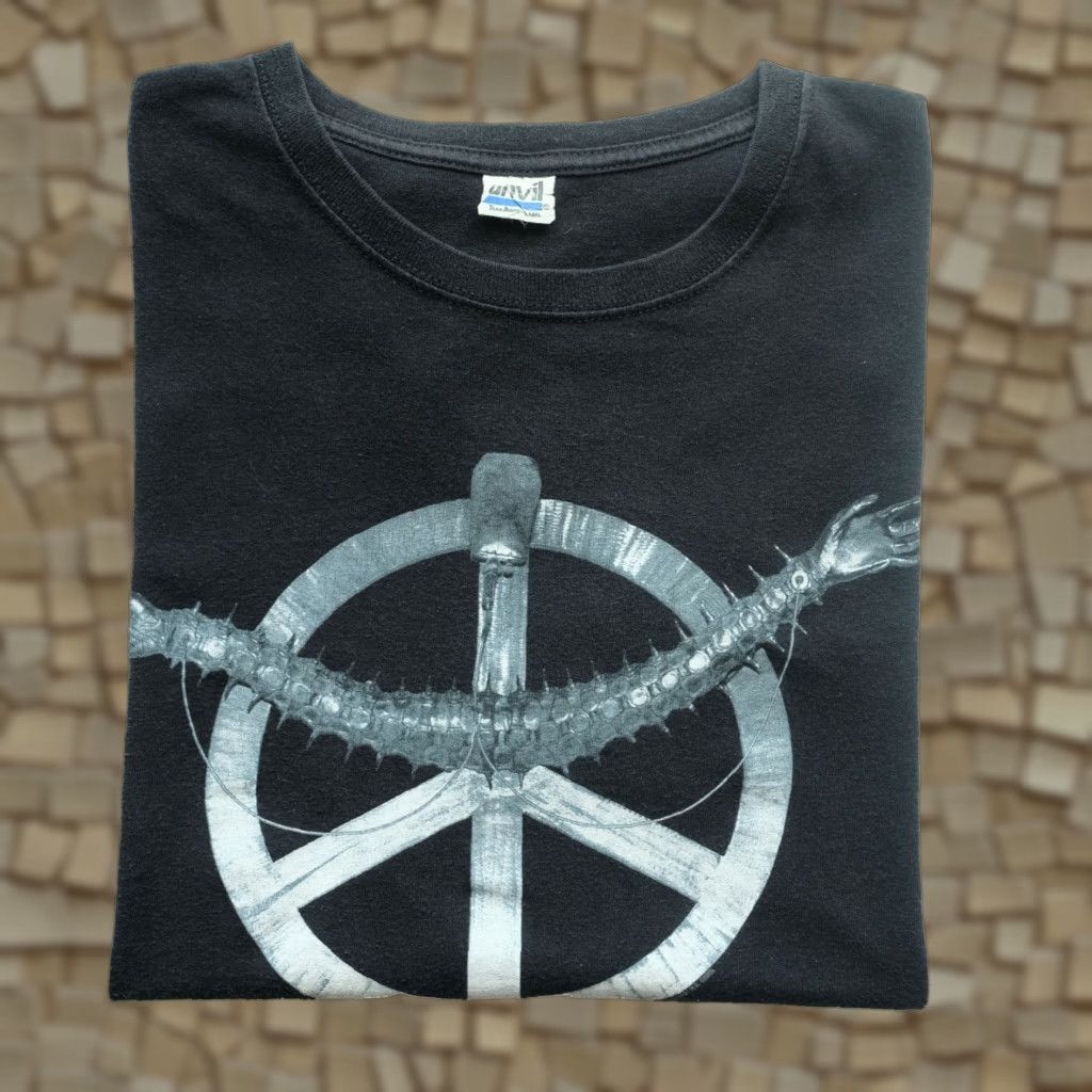 Anvil VINTAGE Anvil T-Shirt Metal Music 90s Band VTG CARCUS ANVIL METAL HEARTWORK 1999 Men XL Black Short Sleeve Crew Neck Shirt Size US XL / EU 56 / 4 - 1 Thumbnail