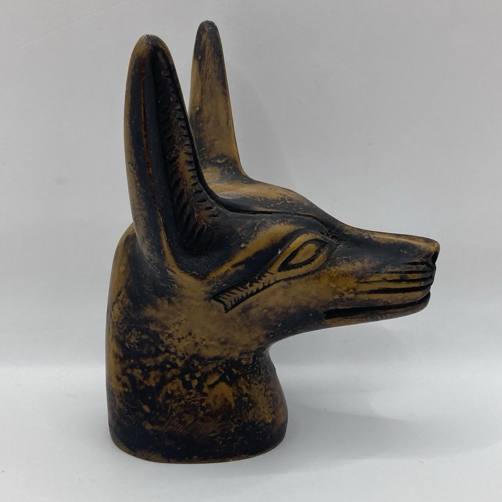 The Unbranded Brand Anubis Head Bust Egyptian Mythology God Head Statue 5 inches Size ONE SIZE - 4 Thumbnail