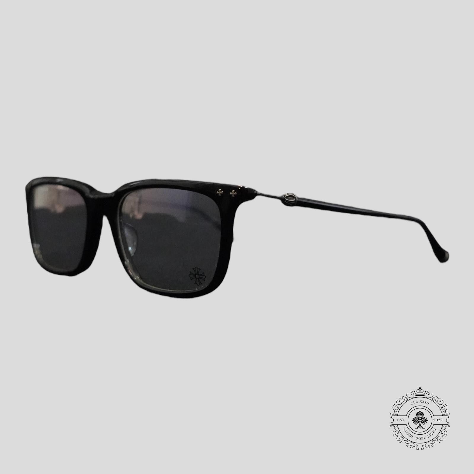 Chrome Hearts Chrome Hearts Big Ricky II-A Glasses in Black/Silver Size ONE SIZE - 1 Thumbnail