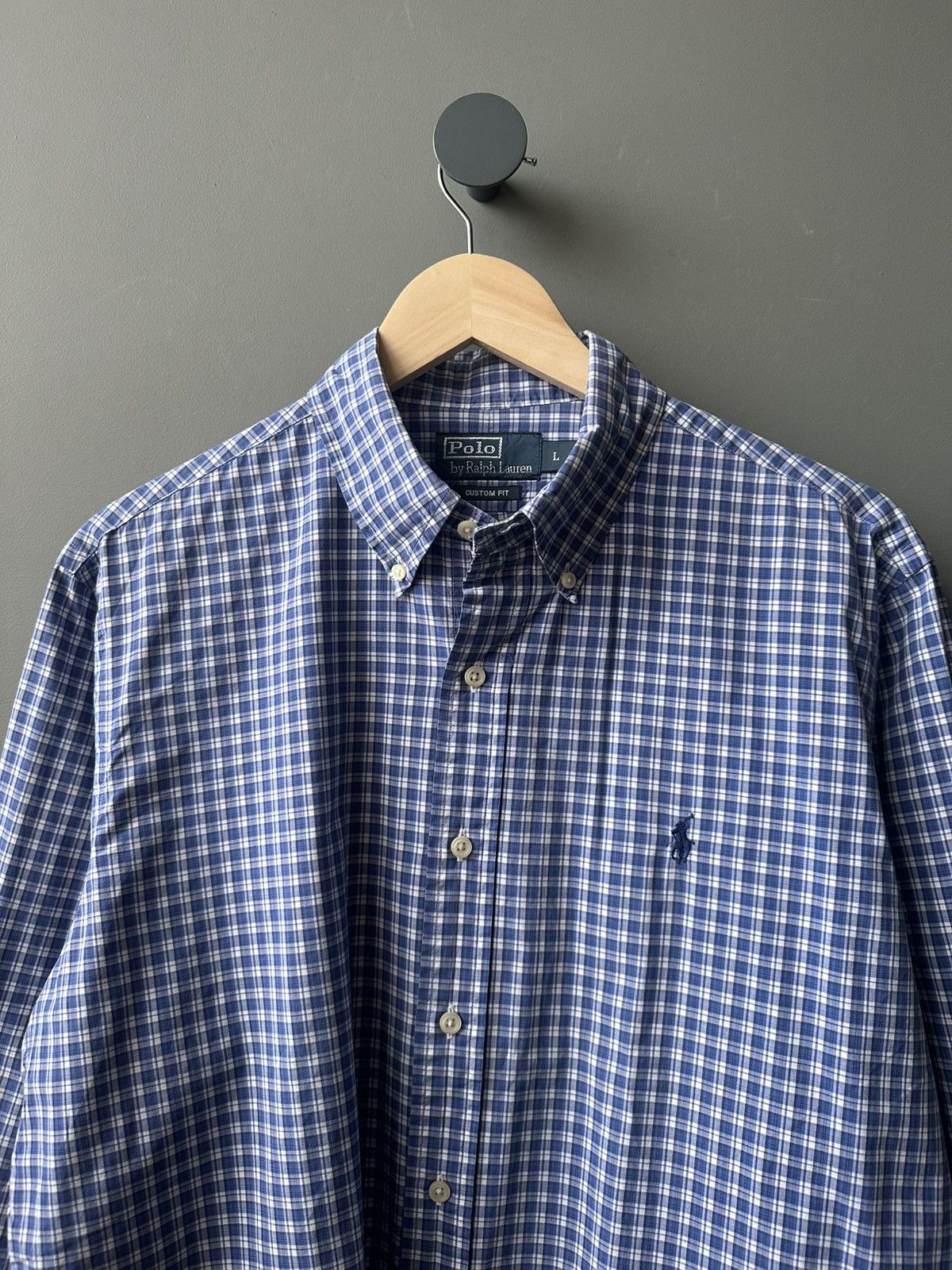 Polo Ralph Lauren Polo Ralph Lauren Check Cotton Shirt Size L Size US L / EU 52-54 / 3 - 2 Thumbnail