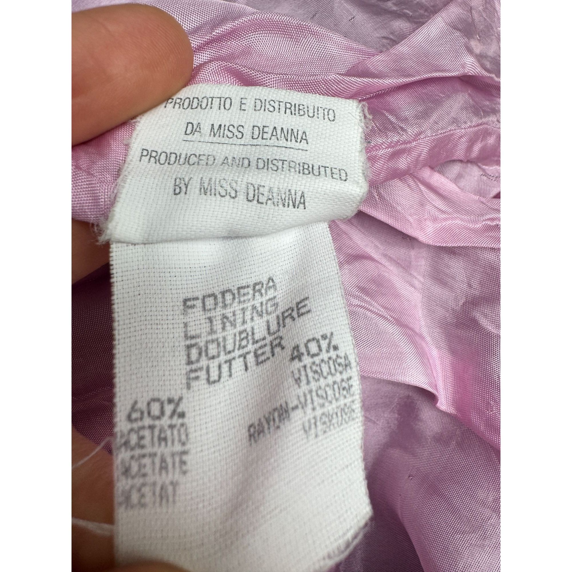 Maison Margiela Fall/Winter 1996 Pink & Purple Lined Knit Top Size L / US 10 / IT 46 - 7 Thumbnail