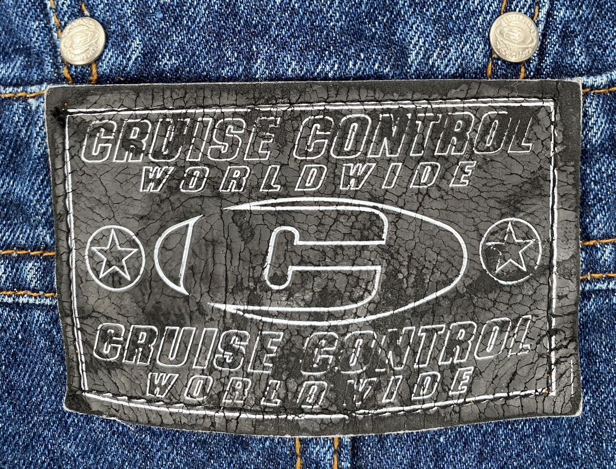 Other VTG Y2K Cruise Control Logo Deep Pocket Jean Shortalls Size US 36 / EU 52 - 10 Thumbnail