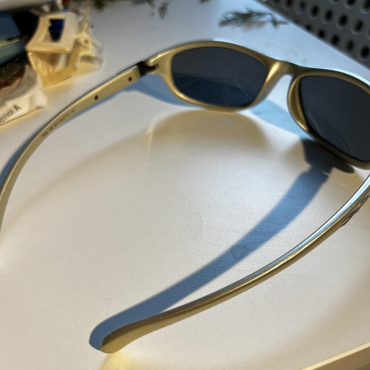 Harley Davidson HARLEY-DAVIDSON y2k champagne flame biker sunglasses Size ONE SIZE - 5 Thumbnail