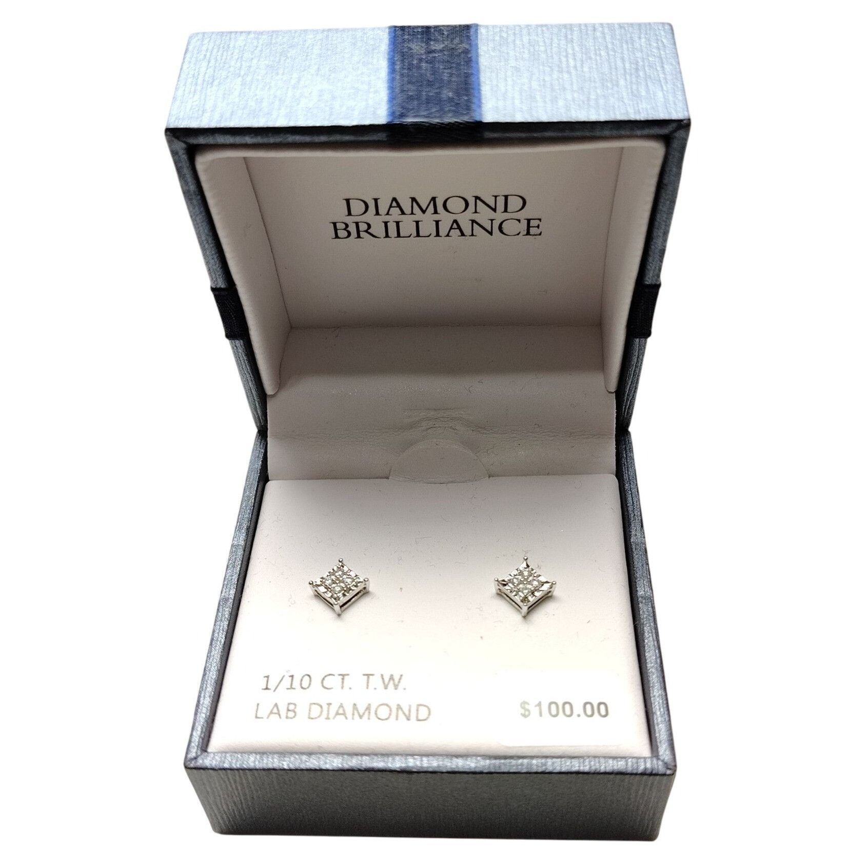 Other Diamond Brilliance 1/10 CT T.W. Lab Diamond Earrings In Gift Size ONE SIZE - 2 Thumbnail