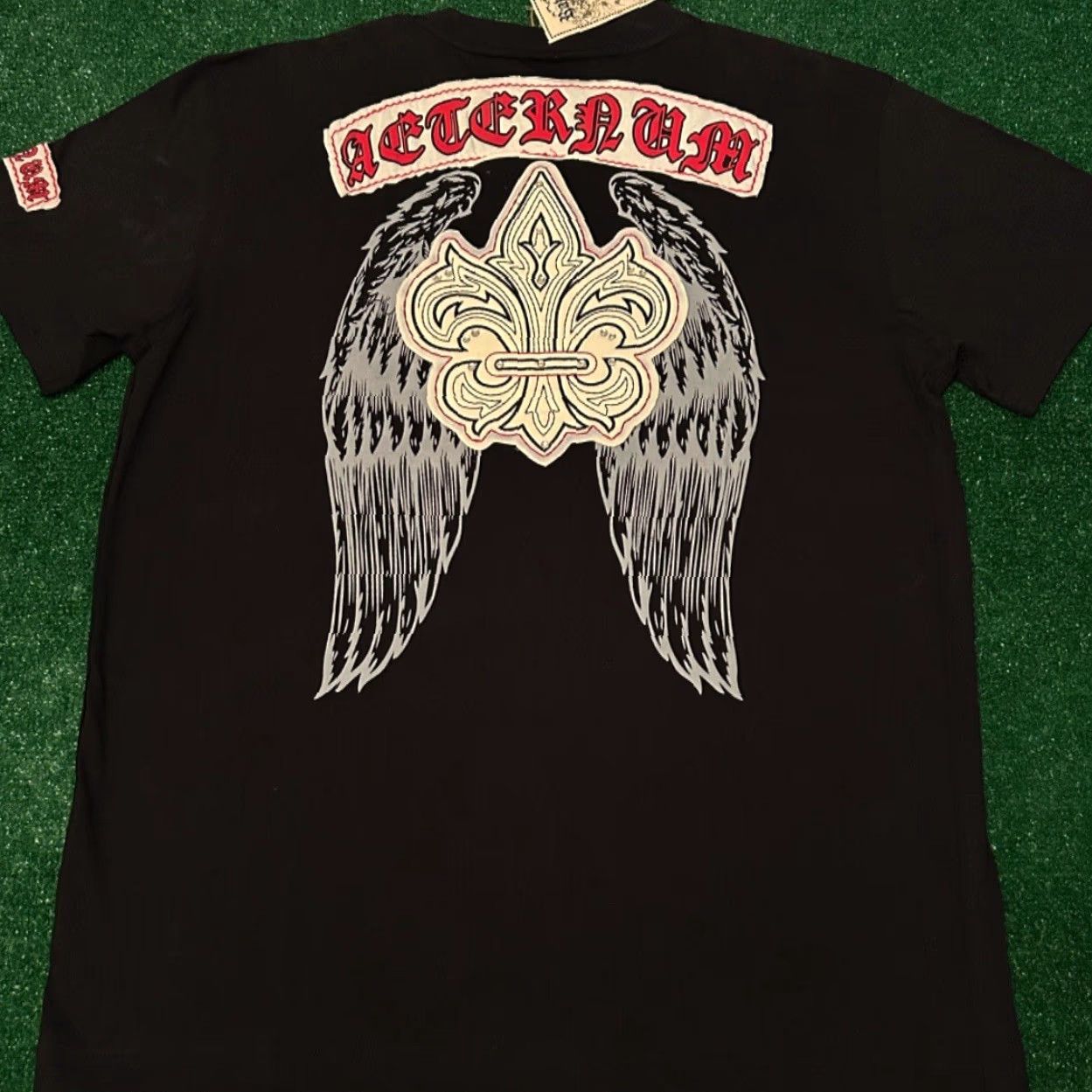 Vintage VINTAGE Raw Blue Cross Wings Big Logo Grunge Punk VTG Shirt Mens 2XL NWT Short Sleeve T-Shirt Regular Size US XXL / EU 58 / 5 - 4 Thumbnail