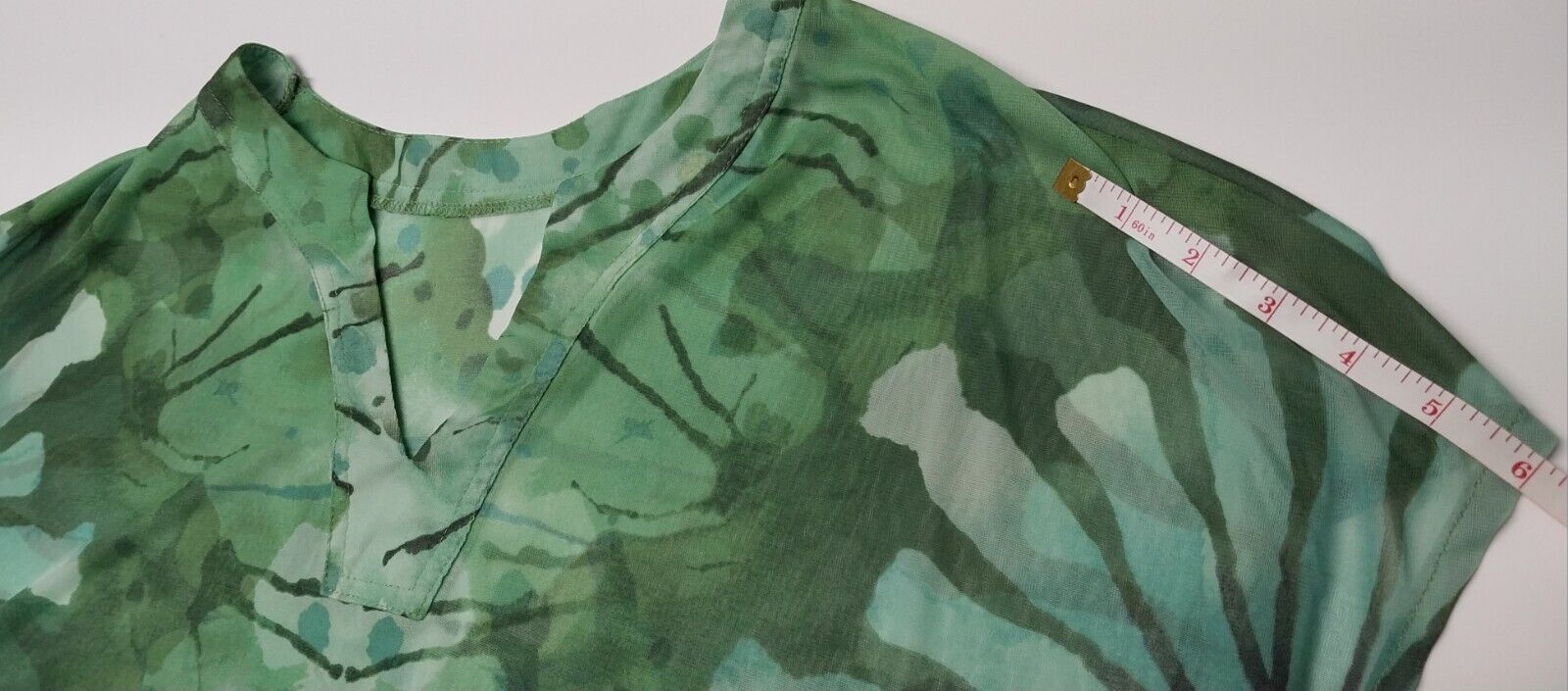 Other Sheer Beach Cover Up Women One Size Tropical Pullover No Tag Size ONE SIZE - 6 Thumbnail